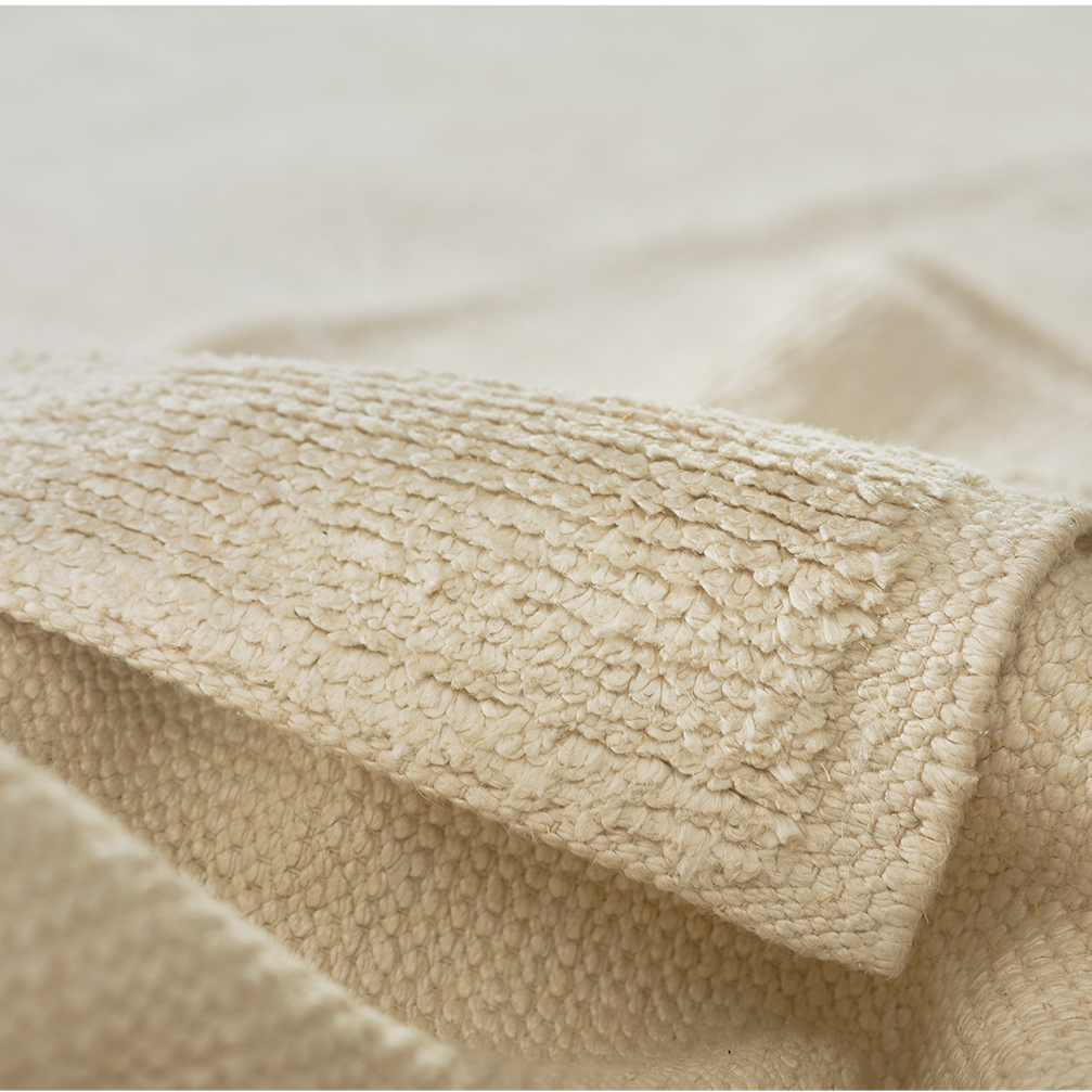 Pure Salt x Momeni Tavira Handwoven Rug - Pure Salt