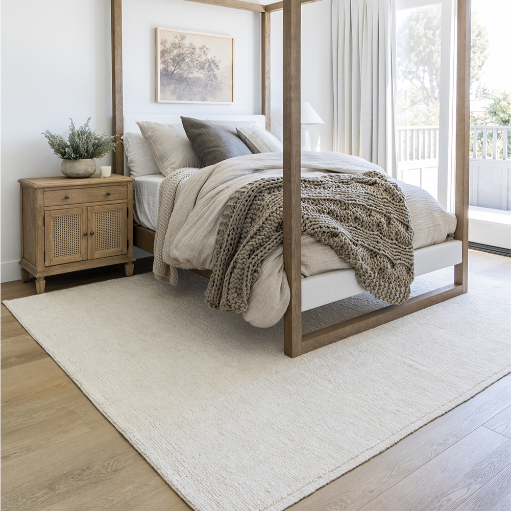 Pure Salt x Momeni Tavira Handwoven Rug - Pure Salt