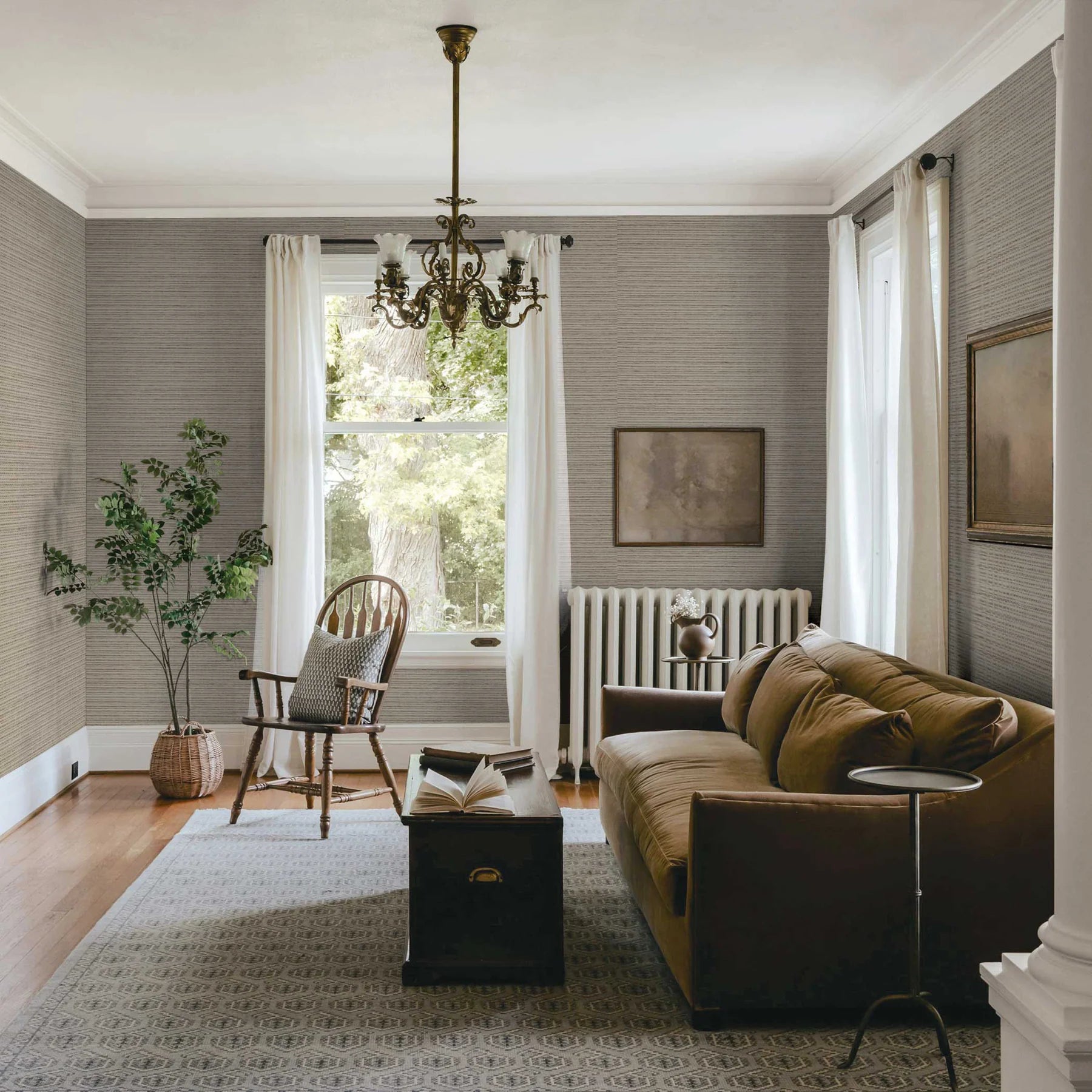 Tight Weave Horizontal Wallpaper