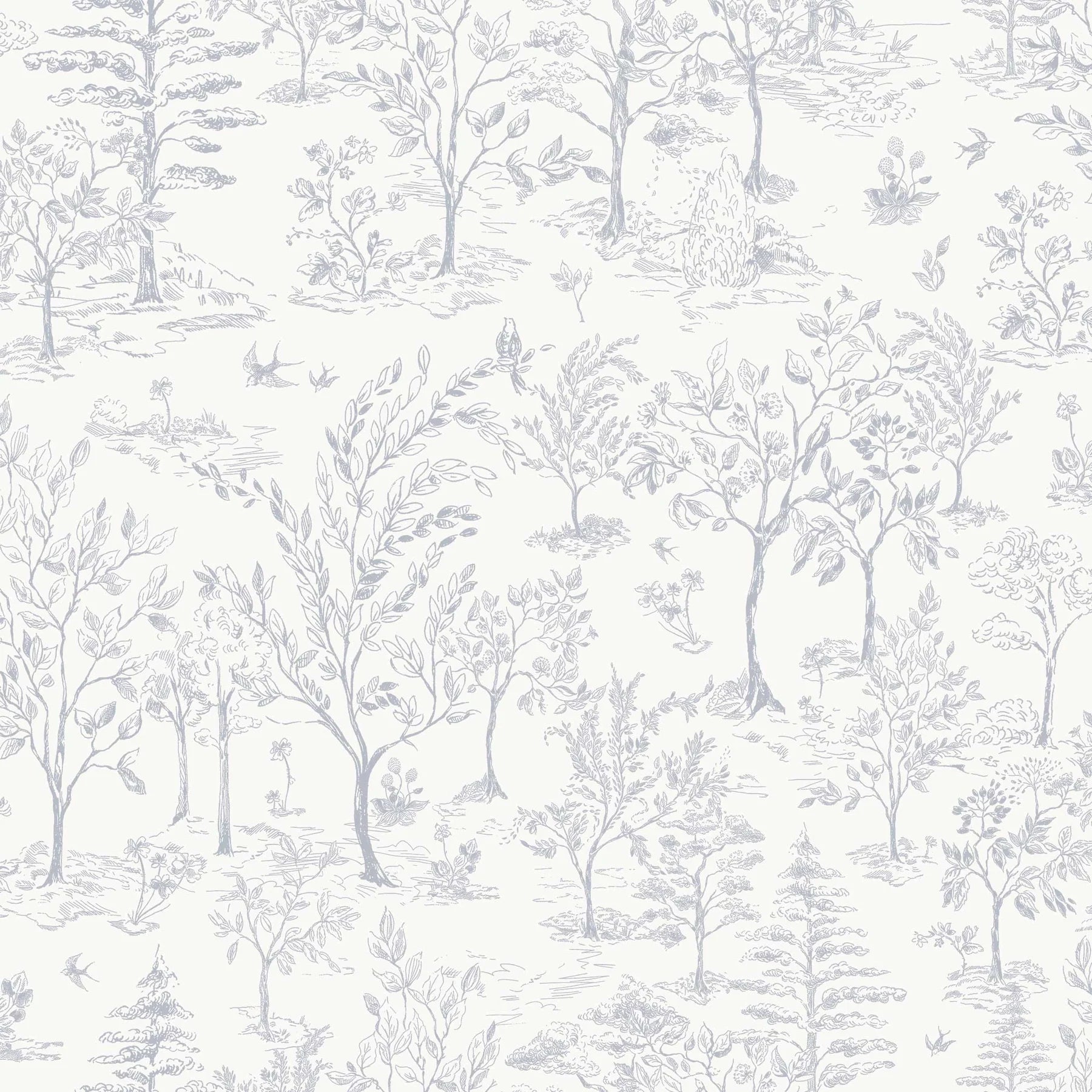 Arbor Toile Wallpaper