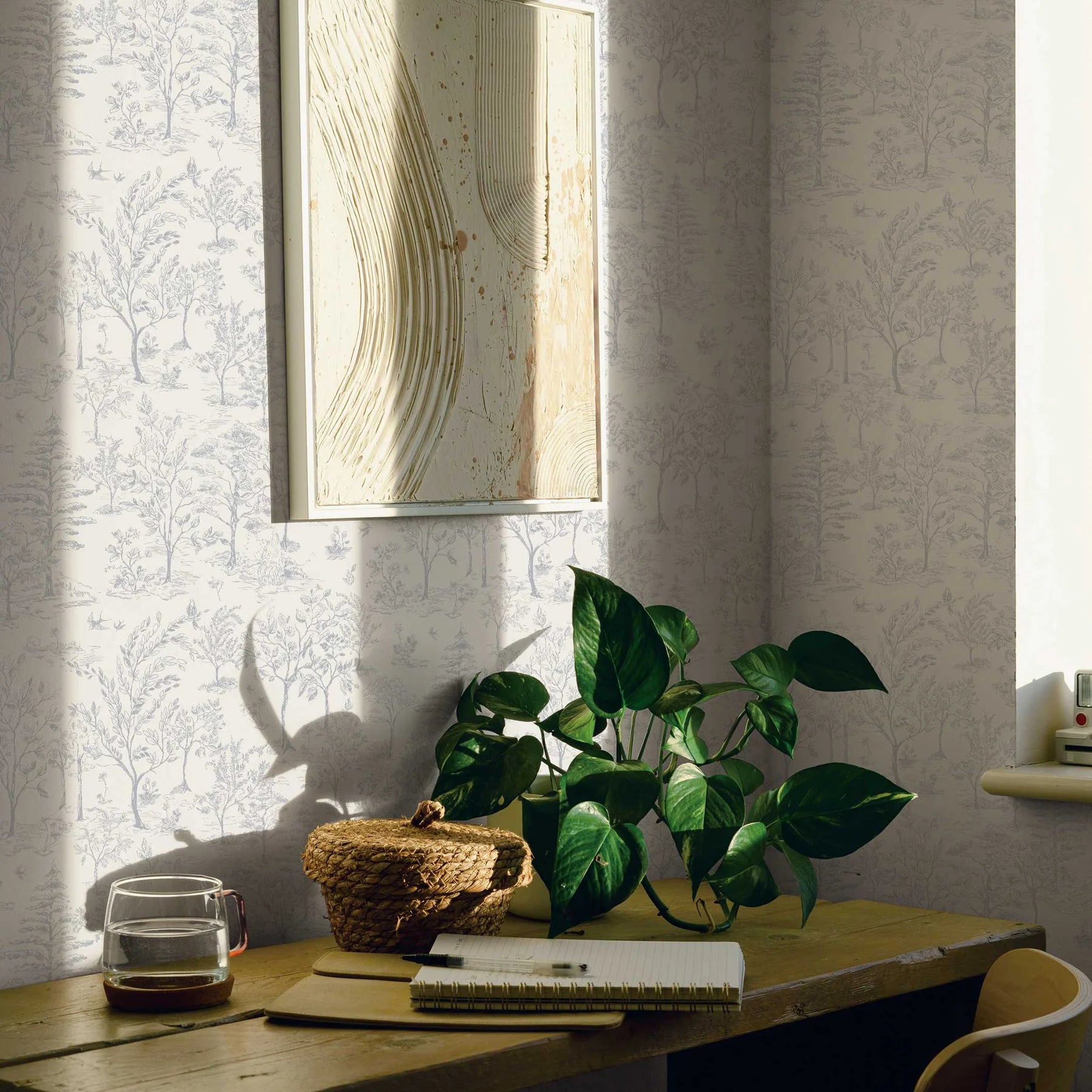 Arbor Toile Wallpaper
