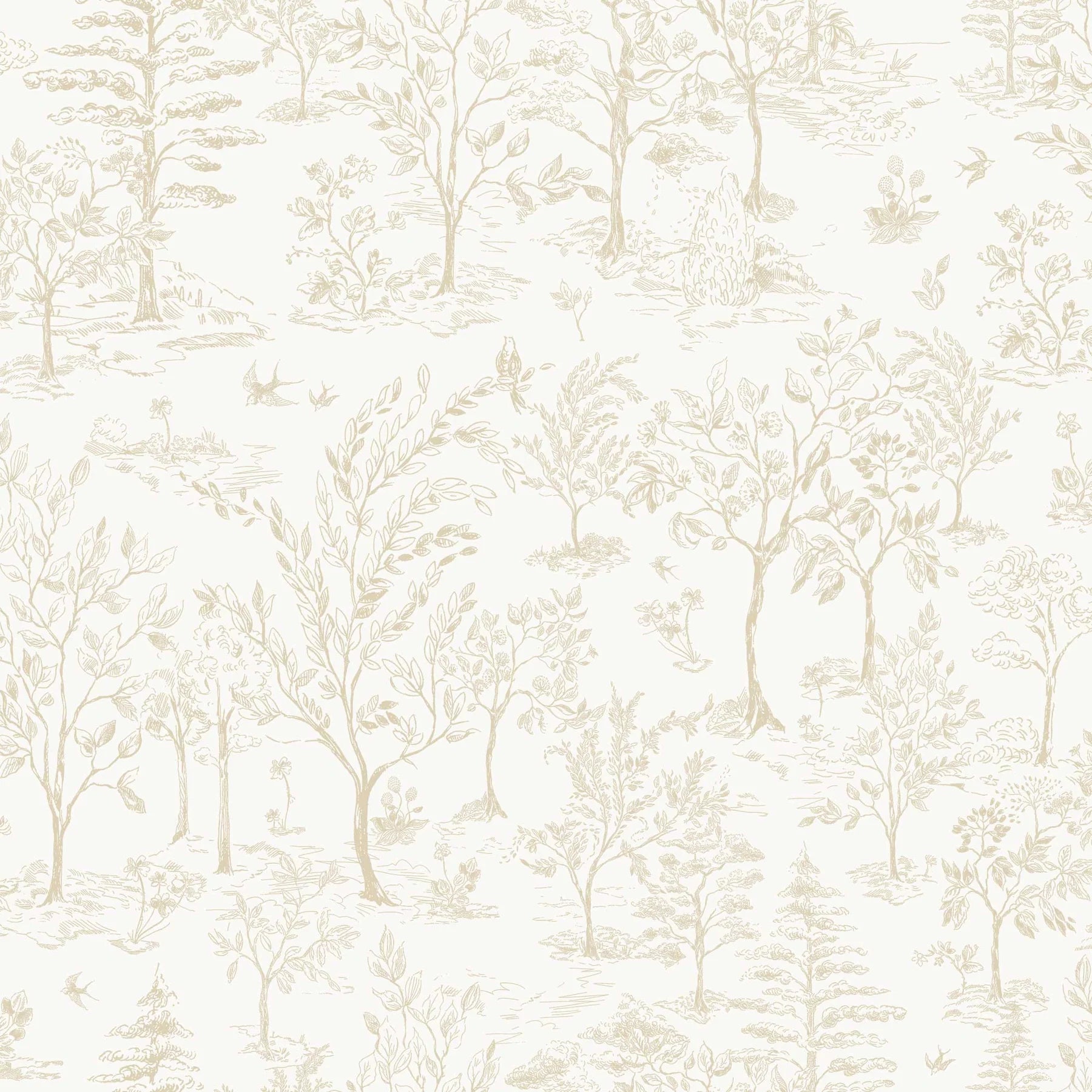 Arbor Toile Wallpaper