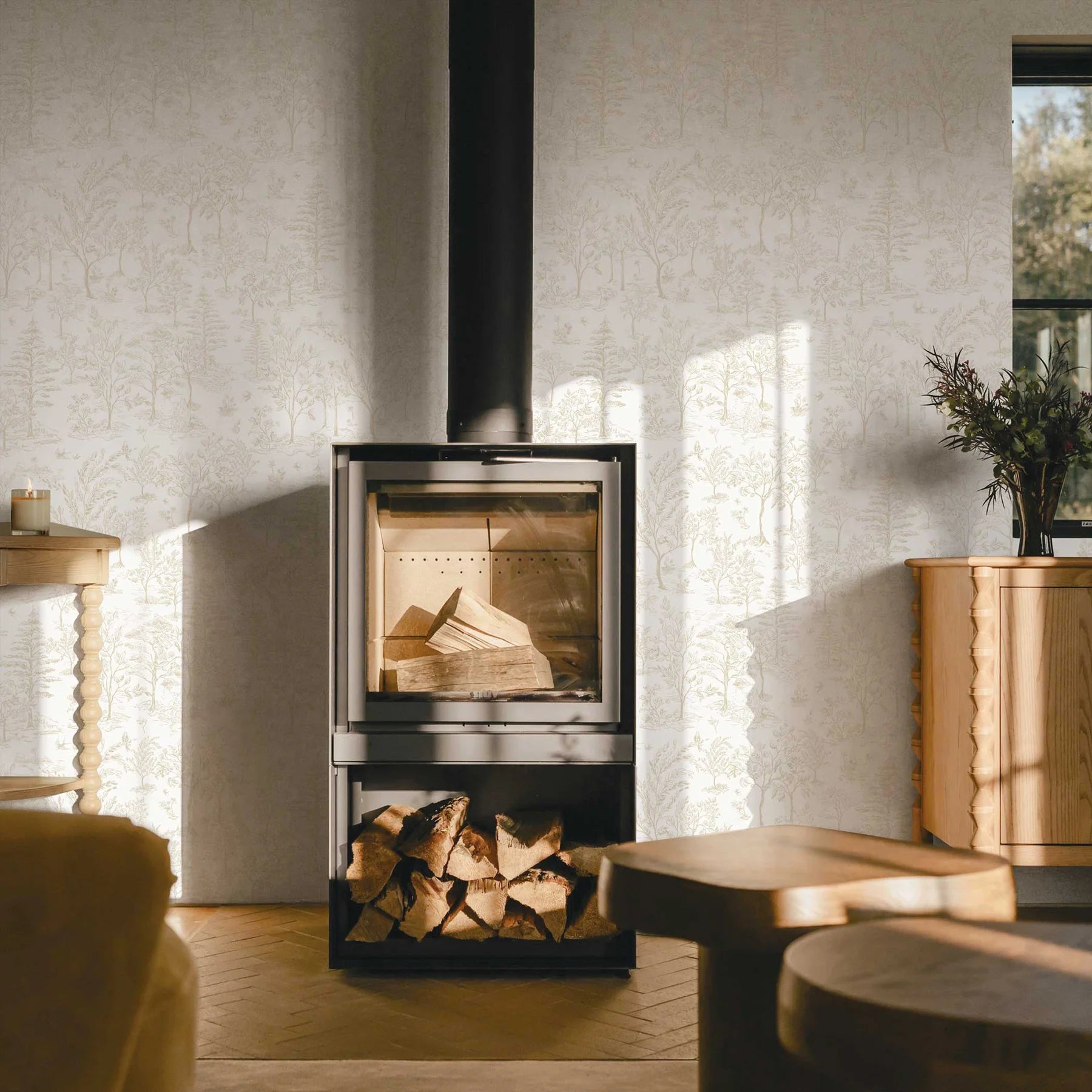 Arbor Toile Wallpaper