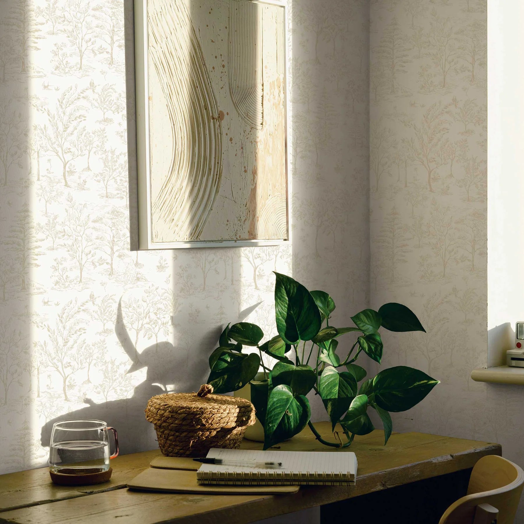 Arbor Toile Wallpaper