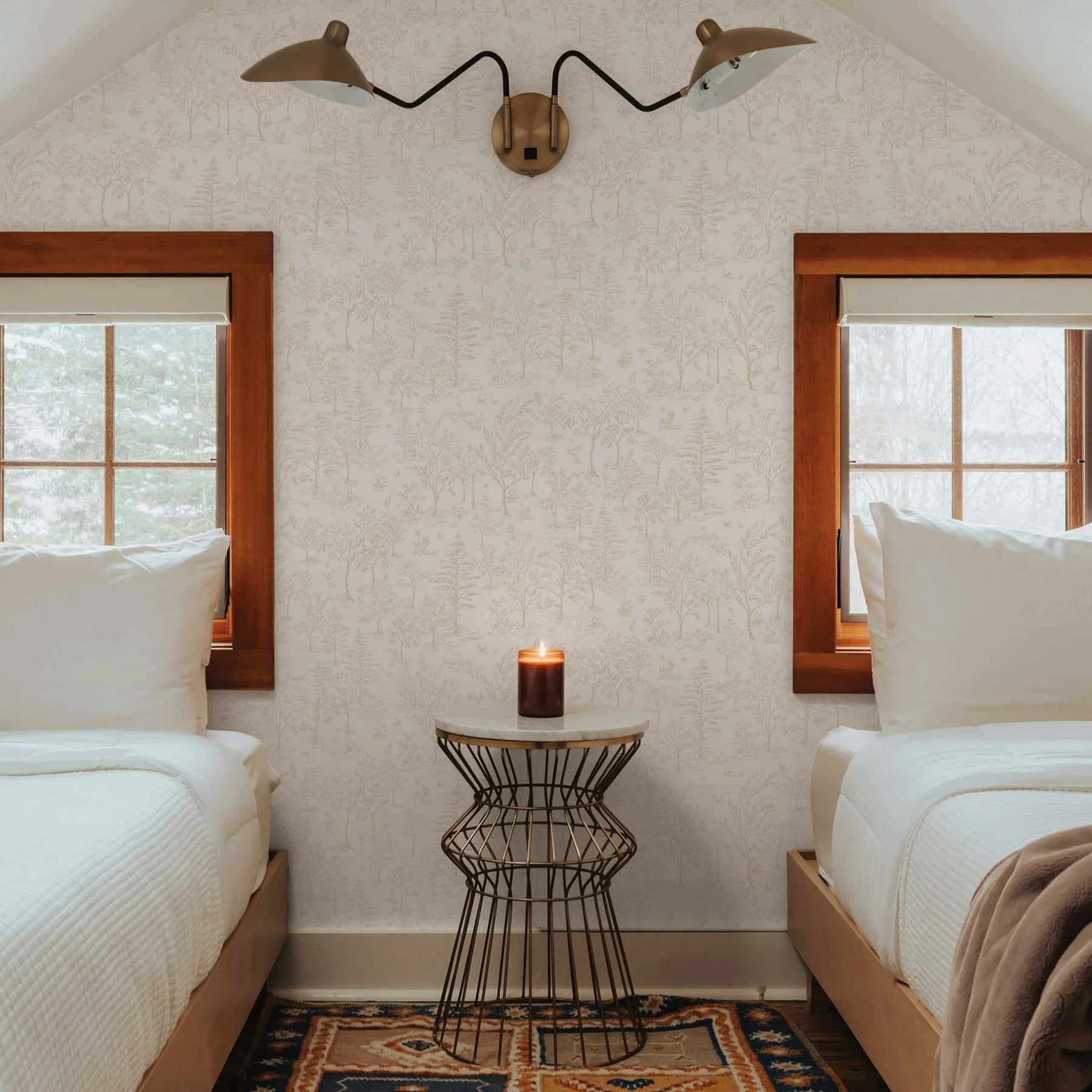 Arbor Toile Wallpaper