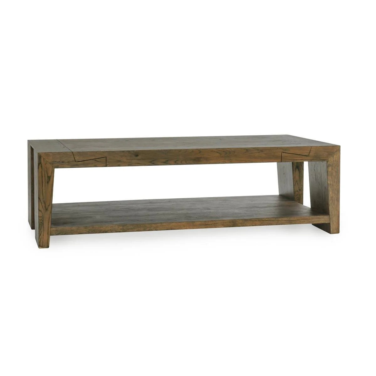 Troen Coffee Table-Suede Brown