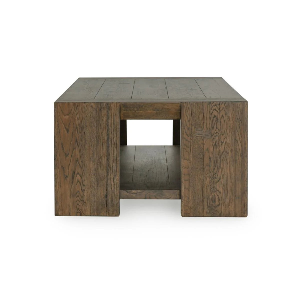 Troen Coffee Table-Suede Brown