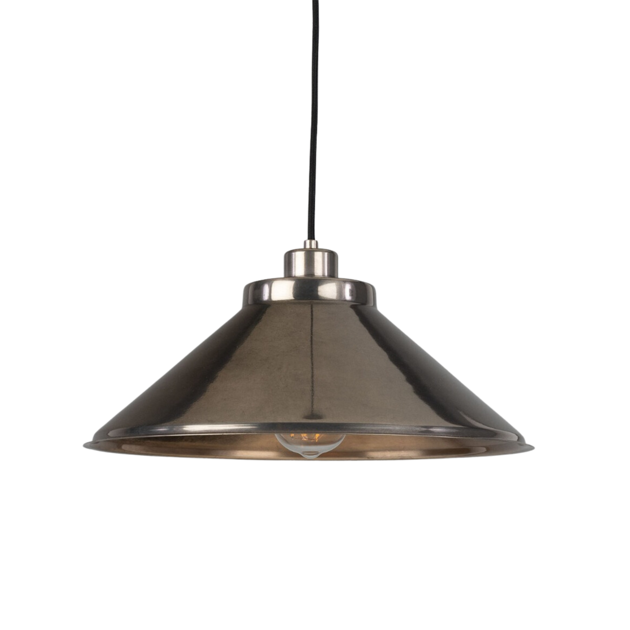 Rider Vintage Brass Pendant Light - Pure Salt
