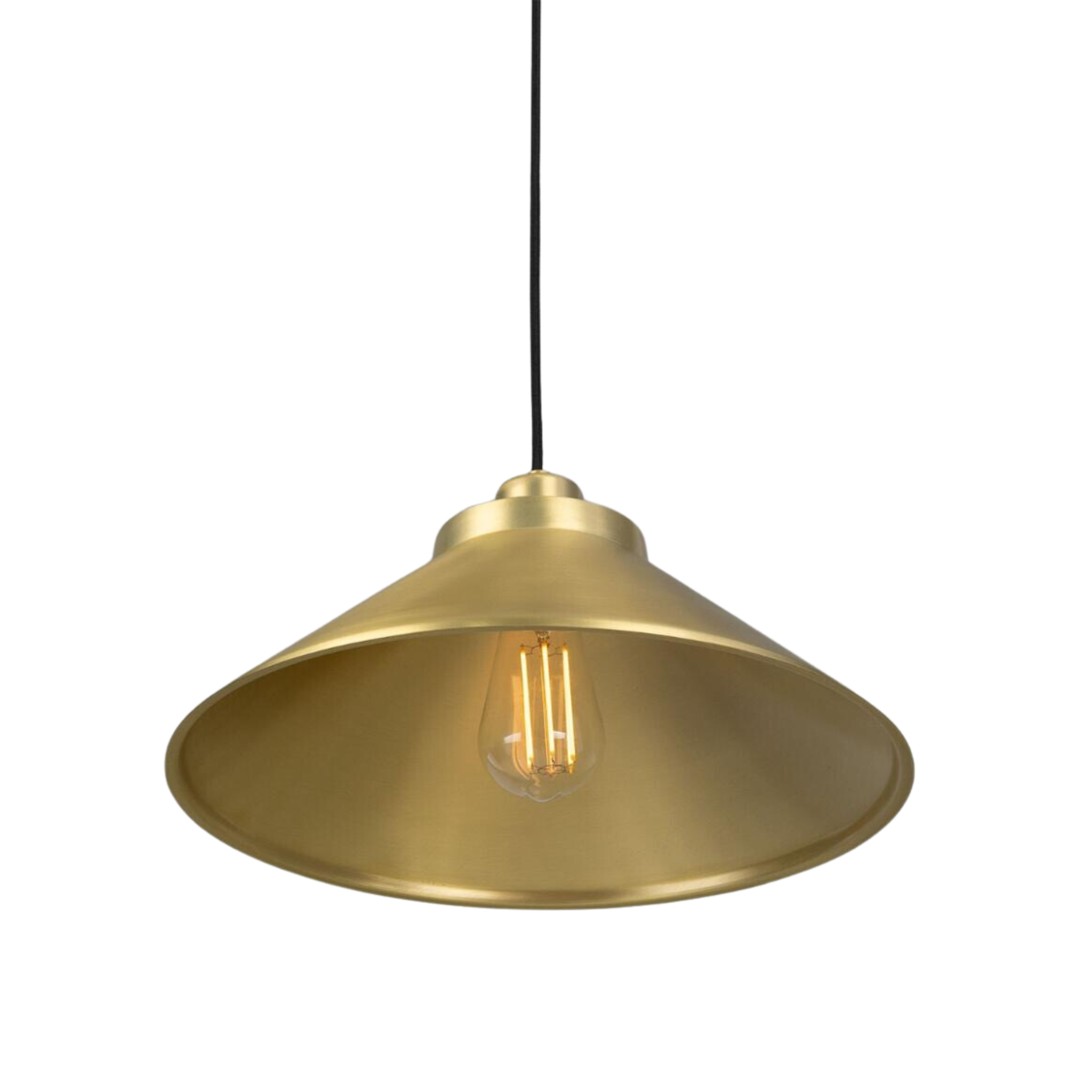 Rider Vintage Brass Pendant Light - Pure Salt