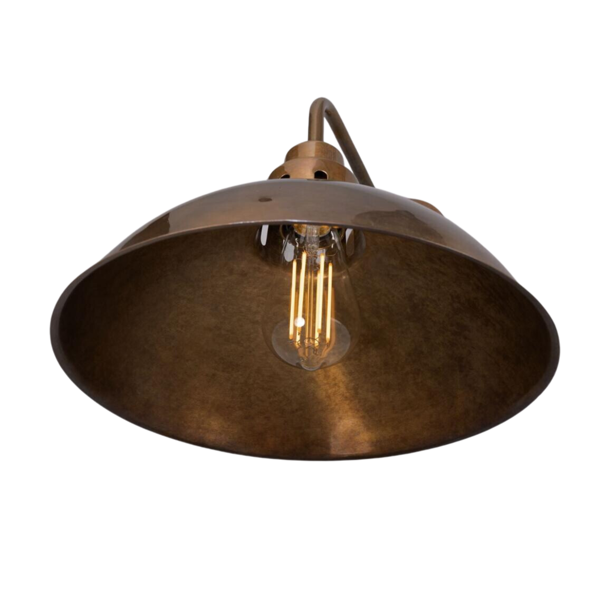 Selling Industrial Brass Wall Sconce - Pure Salt