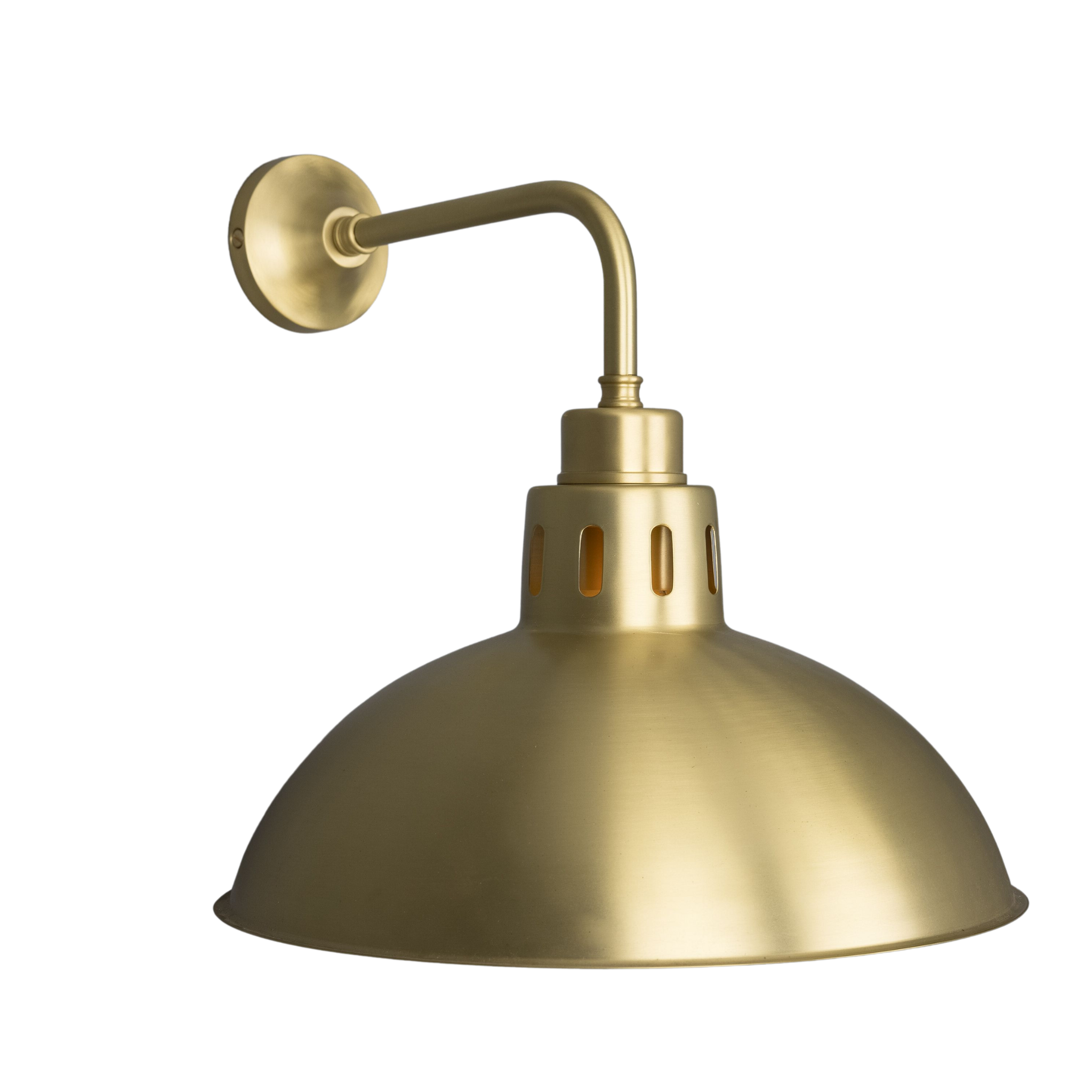 Selling Industrial Brass Wall Sconce - Pure Salt