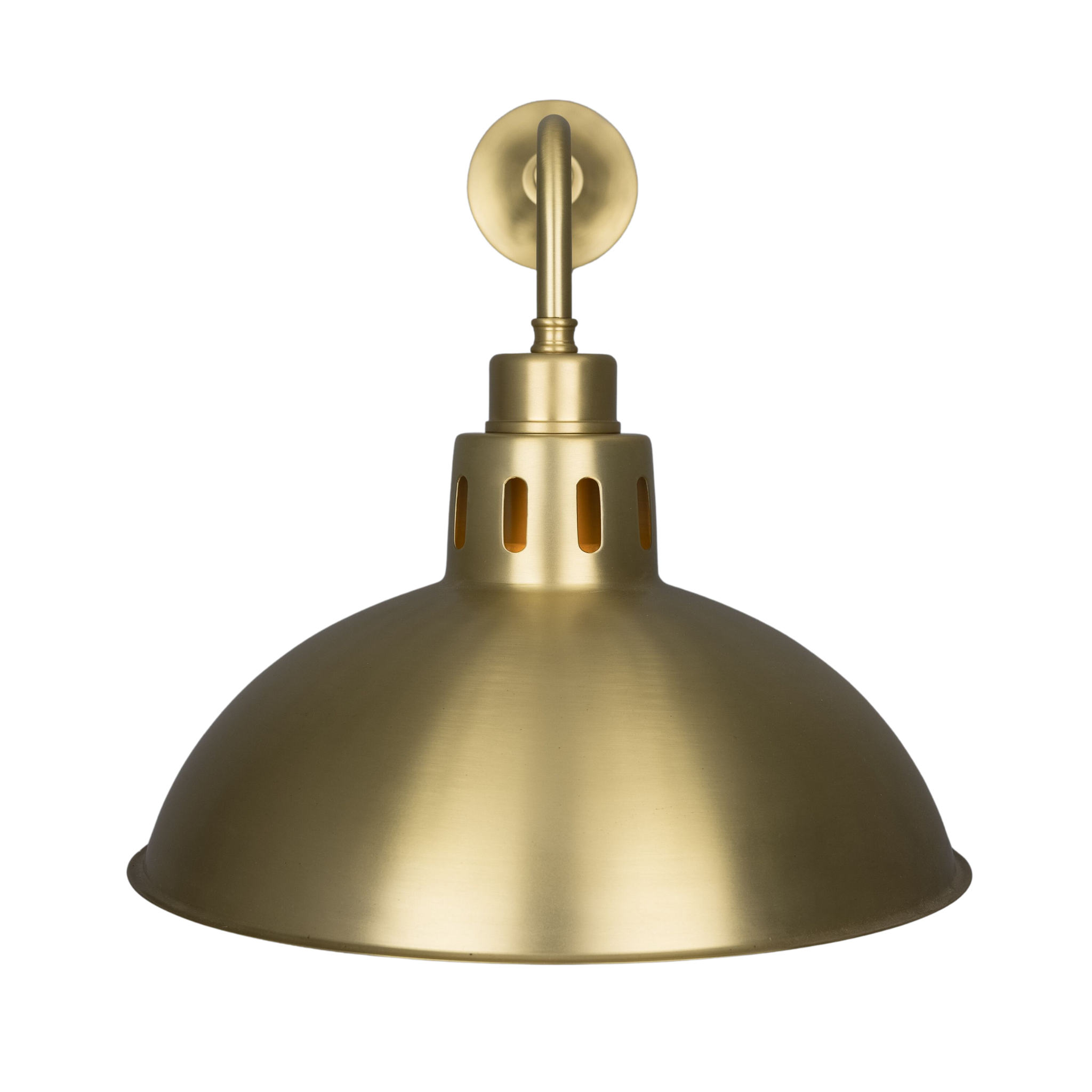 Selling Industrial Brass Wall Sconce - Pure Salt