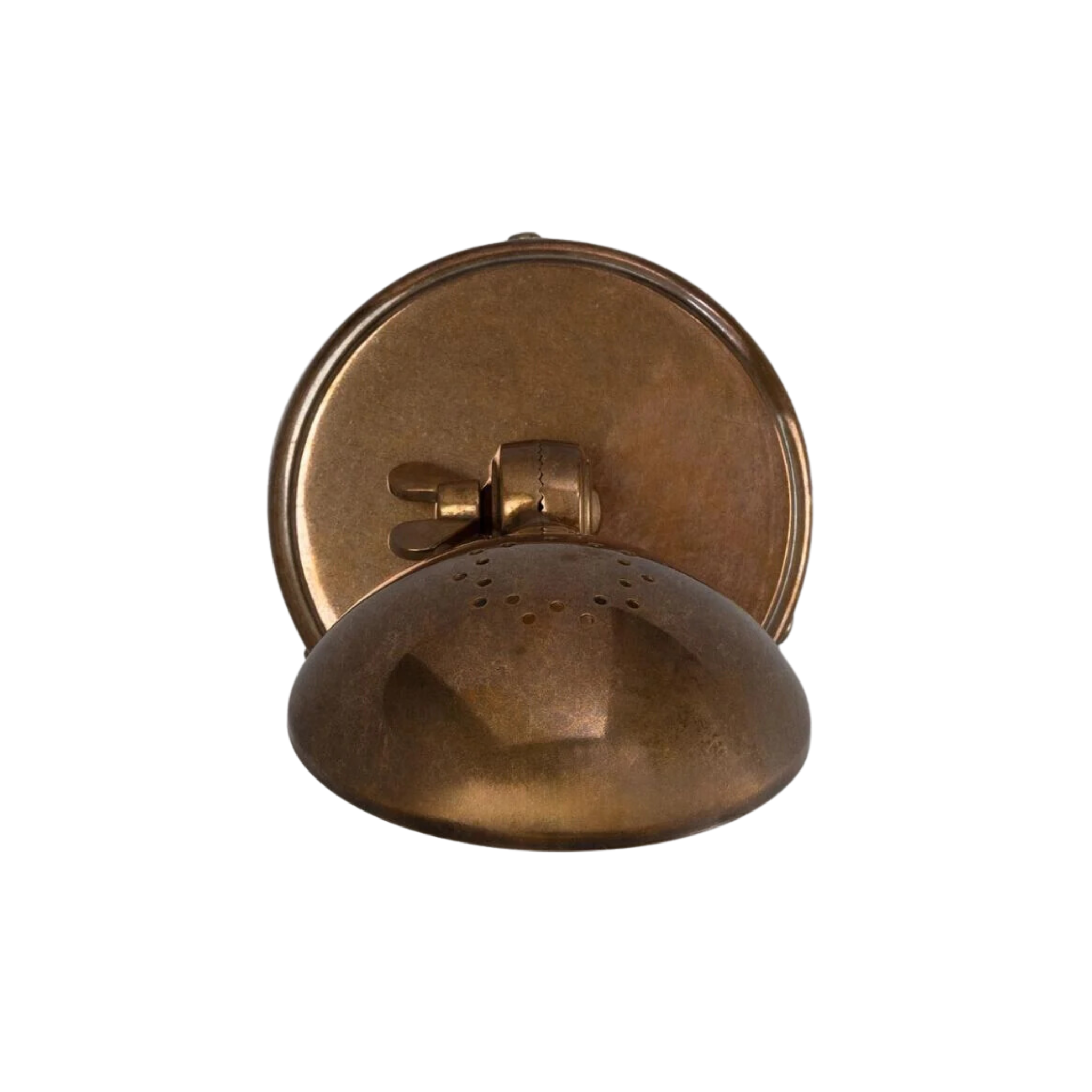 Saba Adjustable Vintage Brass Wall Sconce - Pure Salt