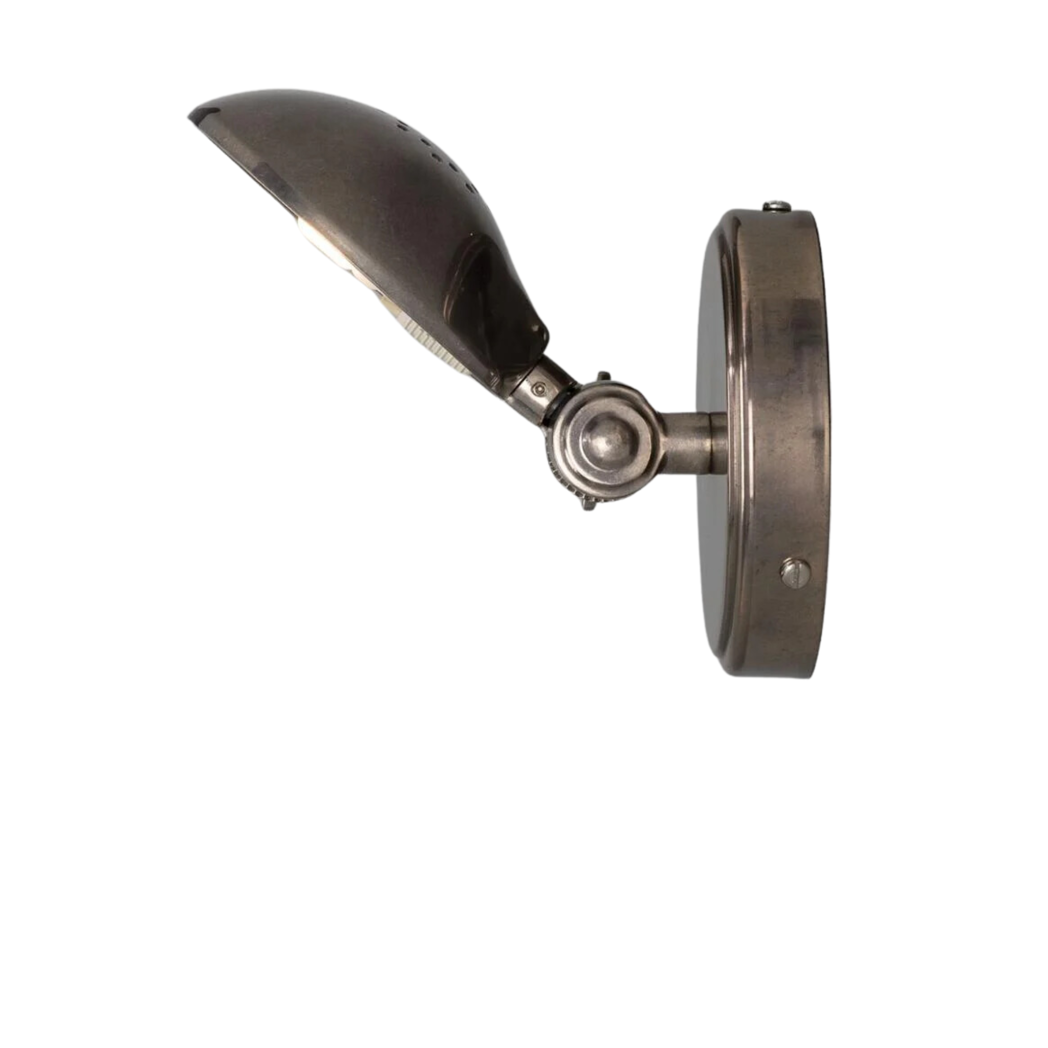 Saba Adjustable Vintage Brass Wall Sconce - Pure Salt