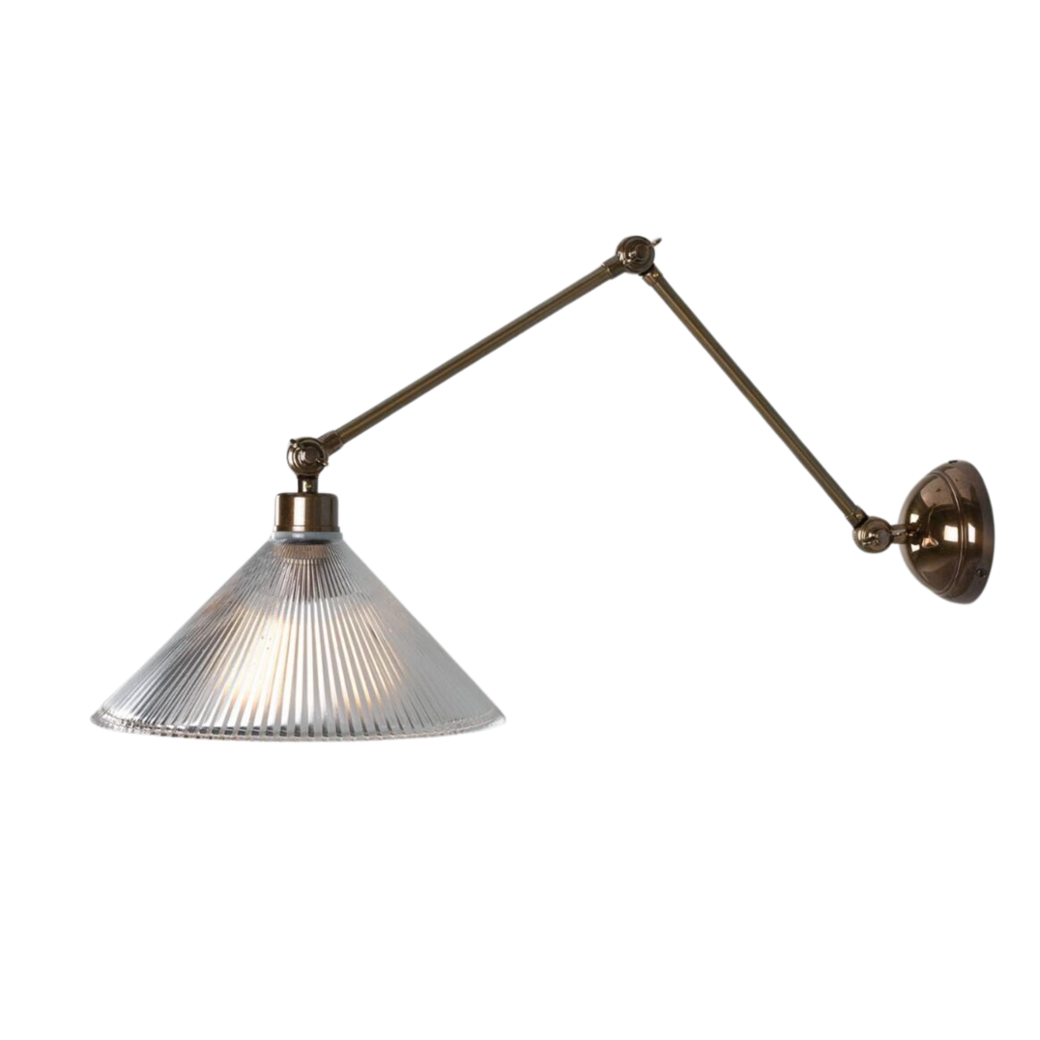 Deyro Adjustable Arm Wall Sconce - Pure Salt