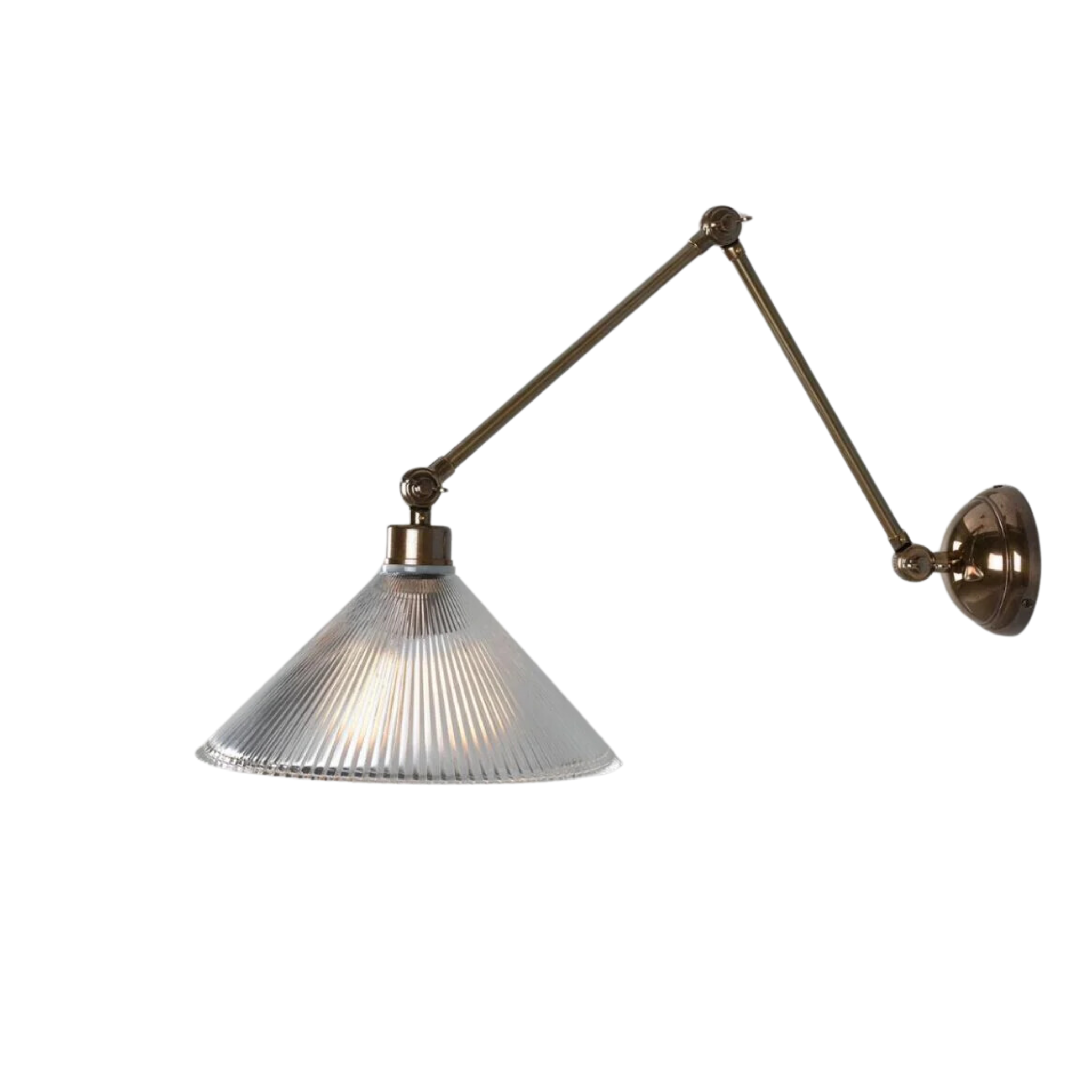 Deyro Adjustable Arm Wall Sconce - Pure Salt