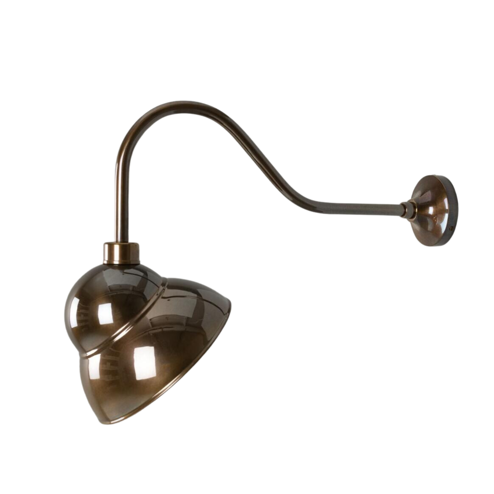 Adams Swan Neck Sign Light - Pure Salt