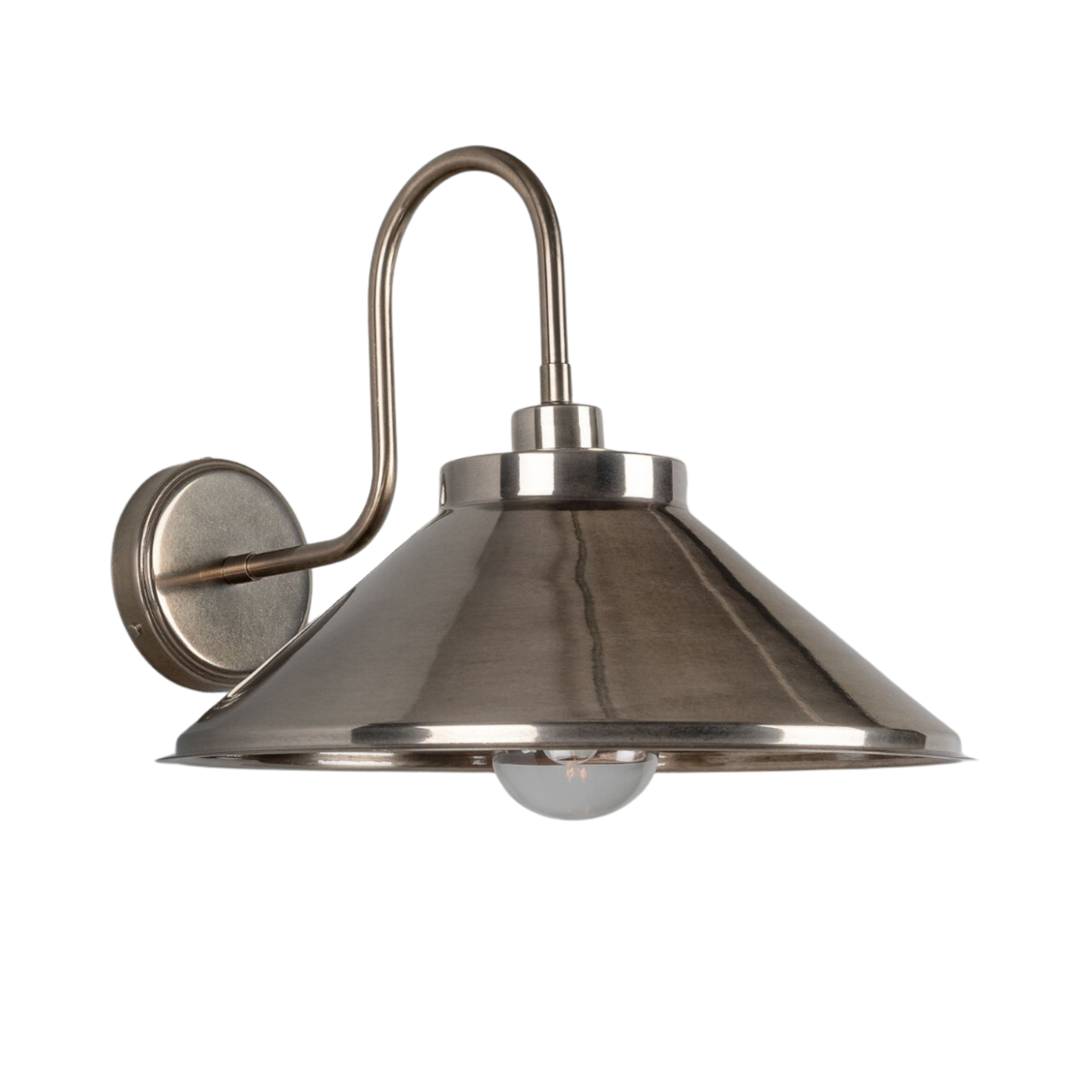 Killion Swan Neck Wall Sconce - Pure Salt