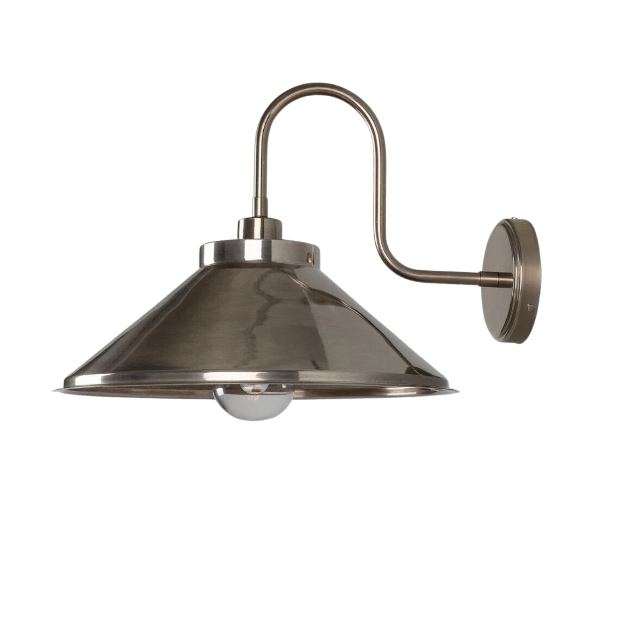 Killion Swan Neck Wall Sconce - Pure Salt