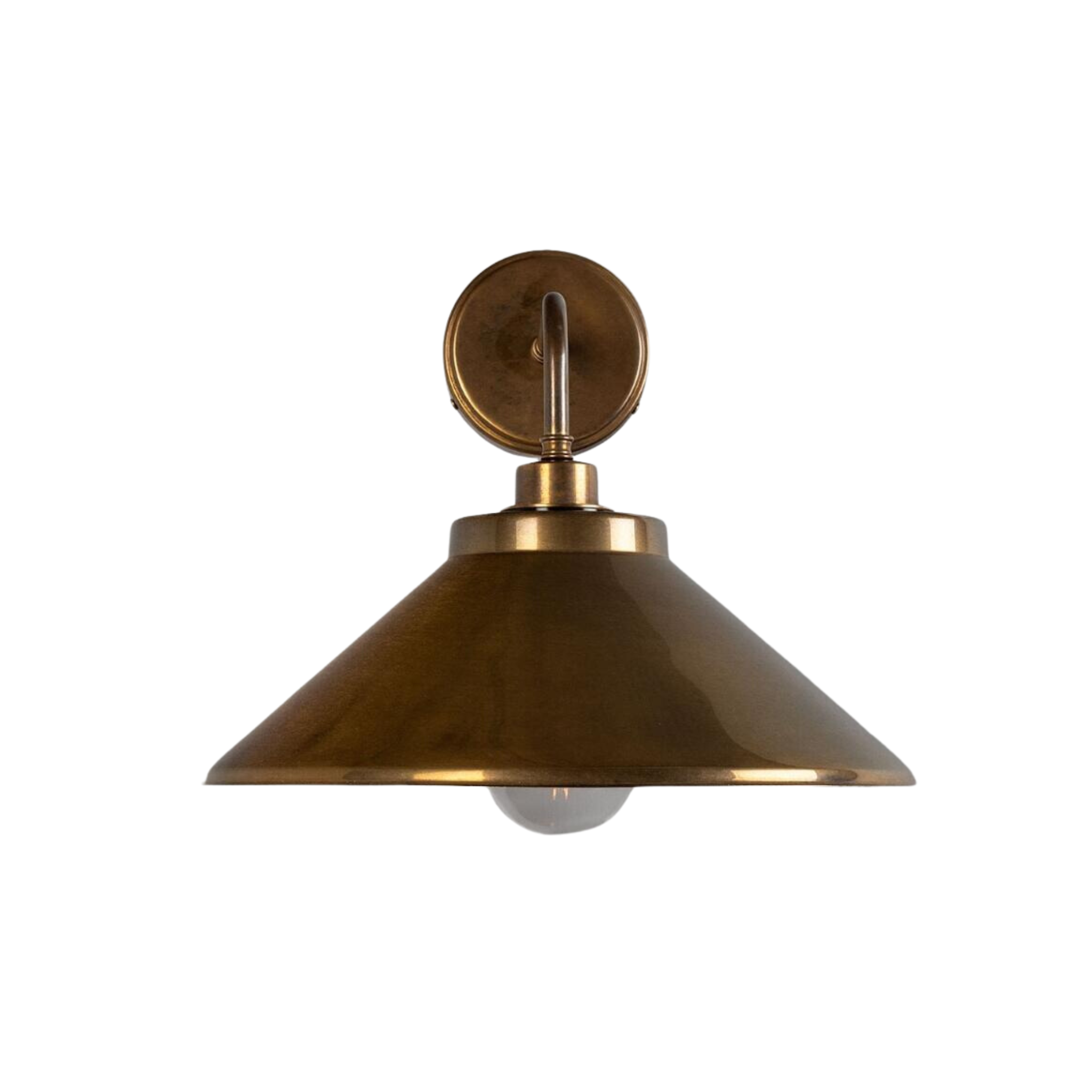 Harman Brass Wall Sconce - Pure Salt