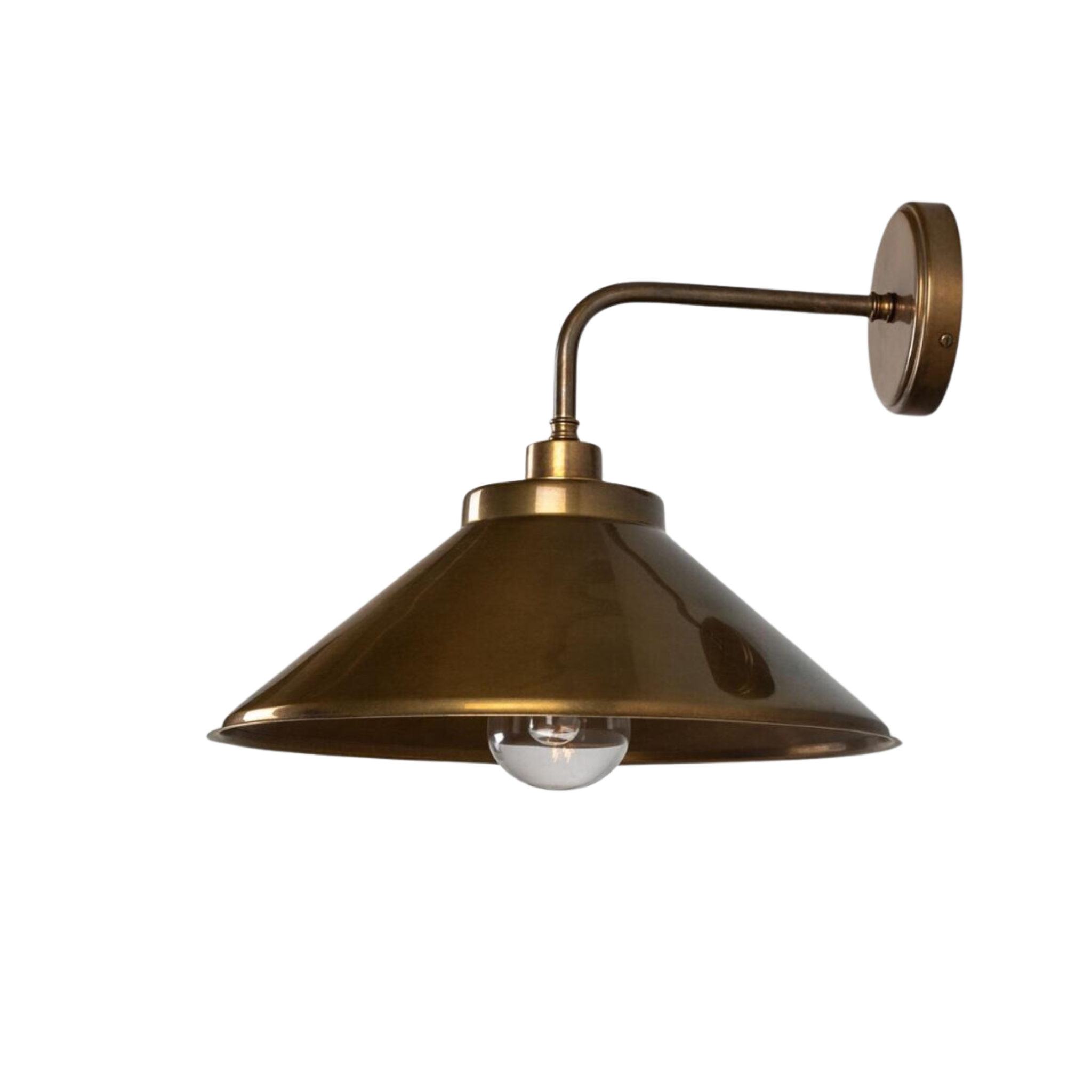 Harman Brass Wall Sconce - Pure Salt