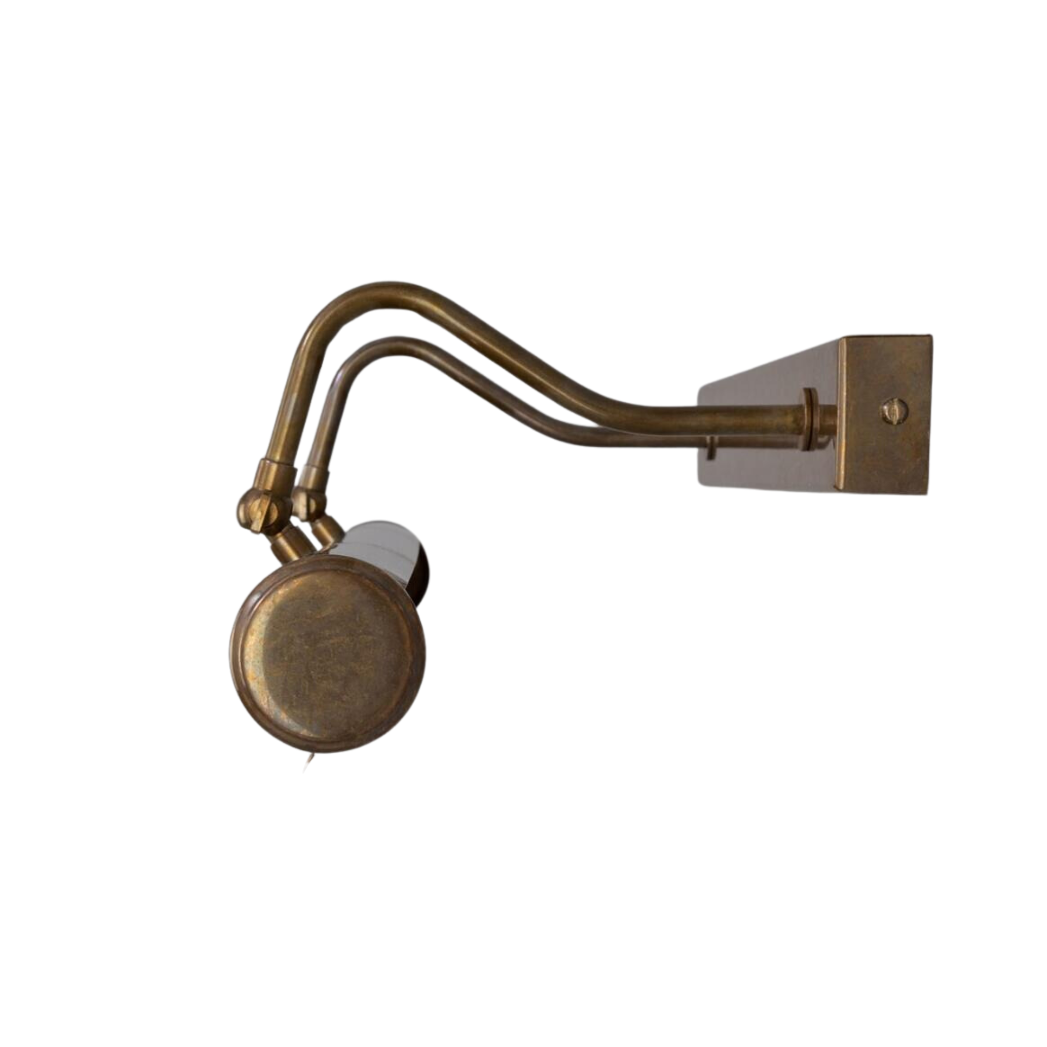 Kline Brass Picture Light - Pure Salt