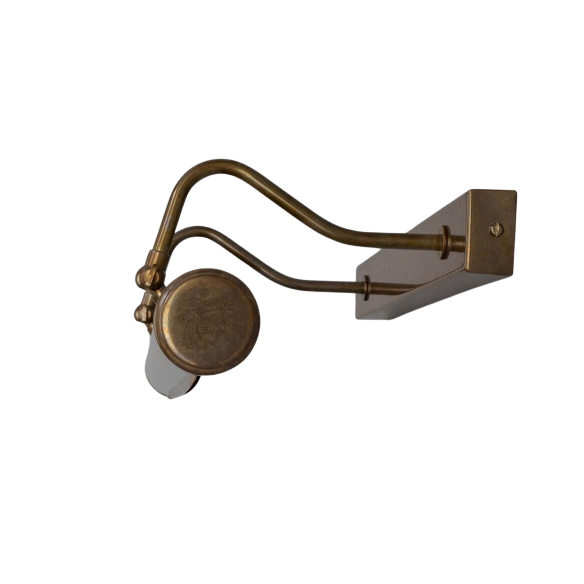 Kline Brass Picture Light - Pure Salt