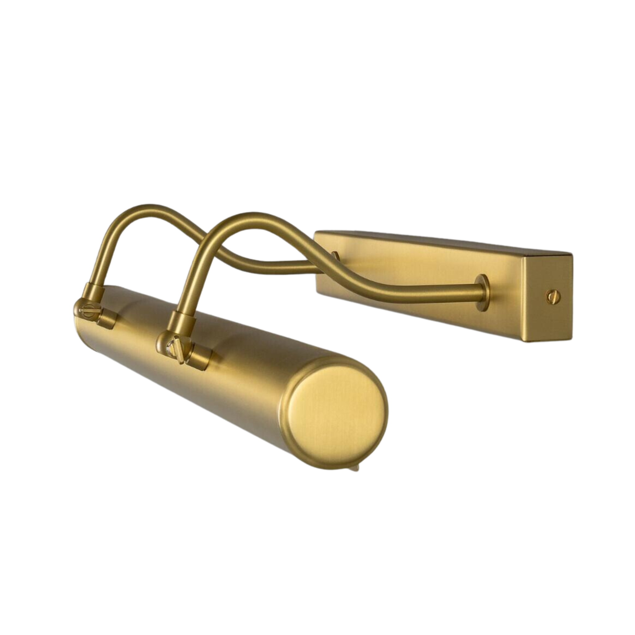 Kline Brass Picture Light - Pure Salt