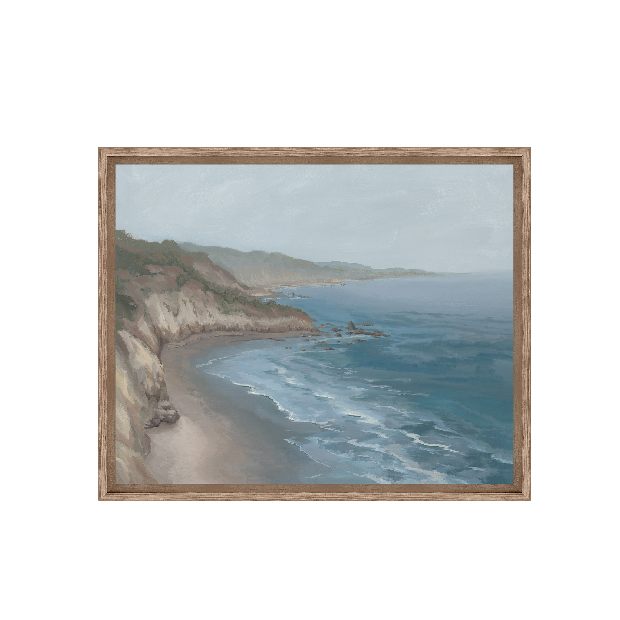 Seaside Cliff I, Mini - Pure Salt