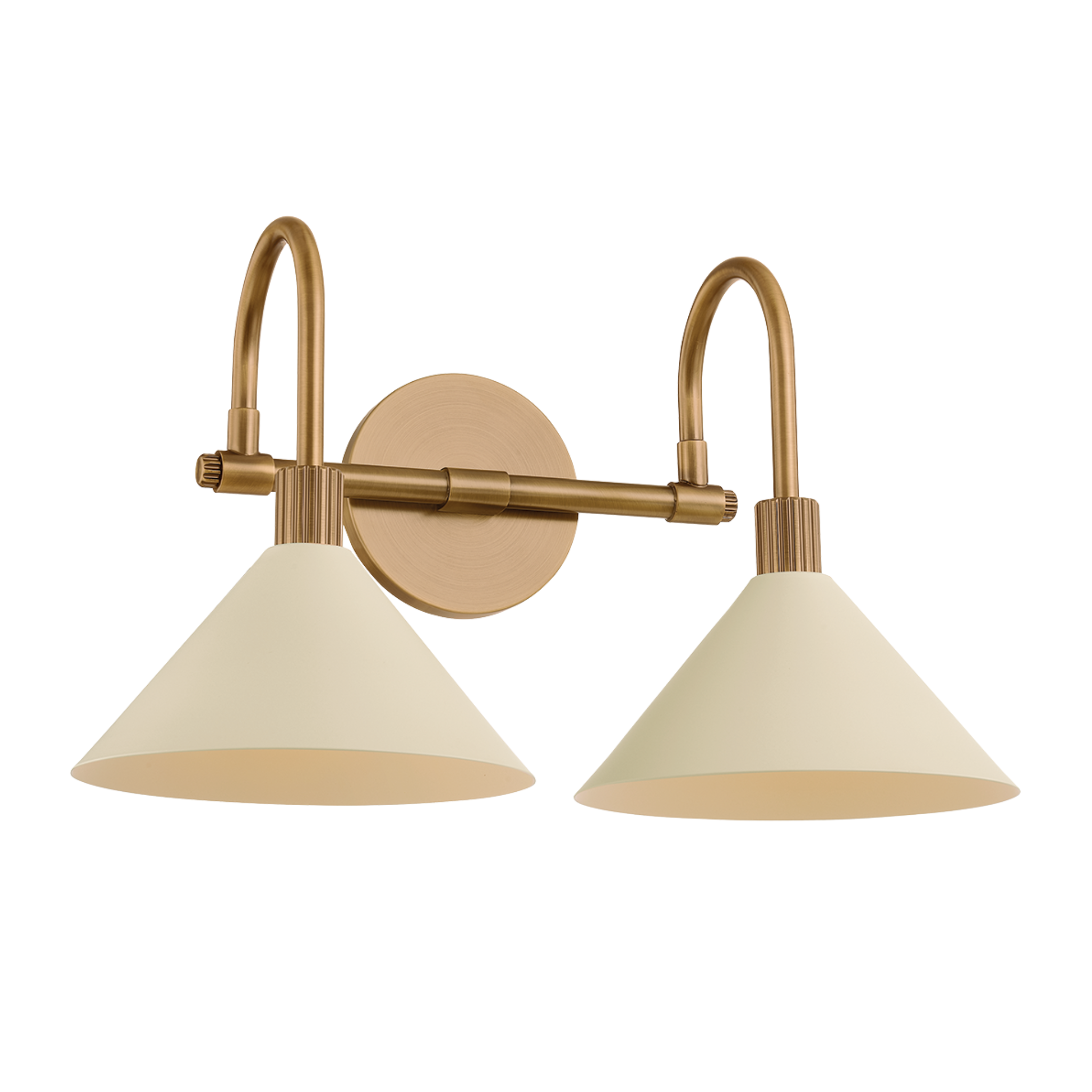 Alora Double Sconce - Pure Salt