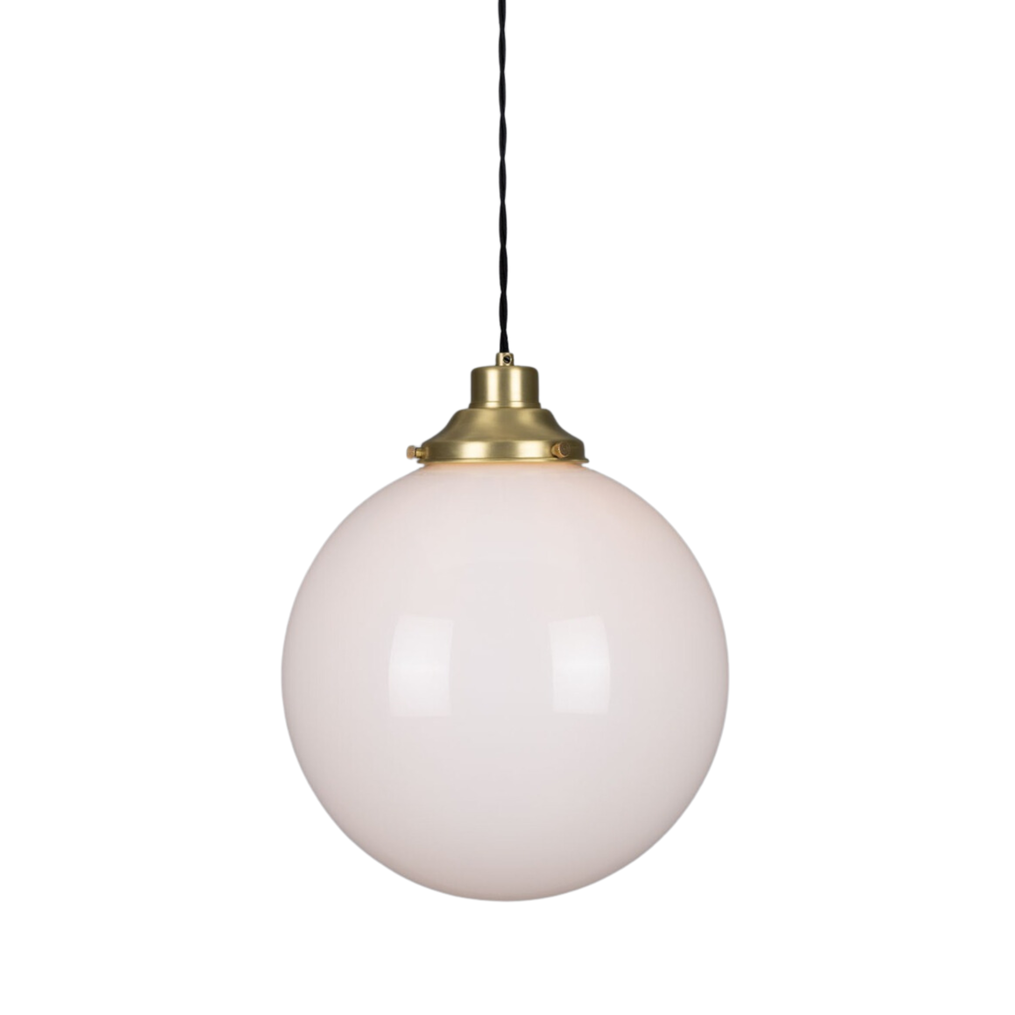 Ness Globe Pendant Light - Pure Salt