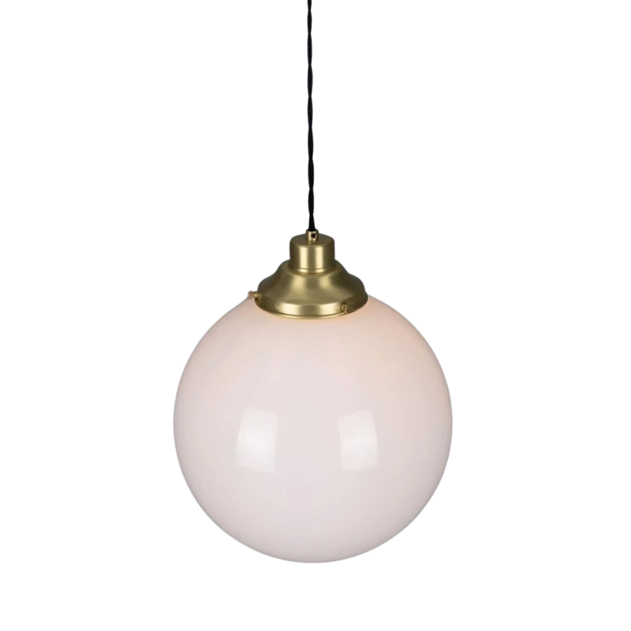 Ness Globe Pendant Light - Pure Salt