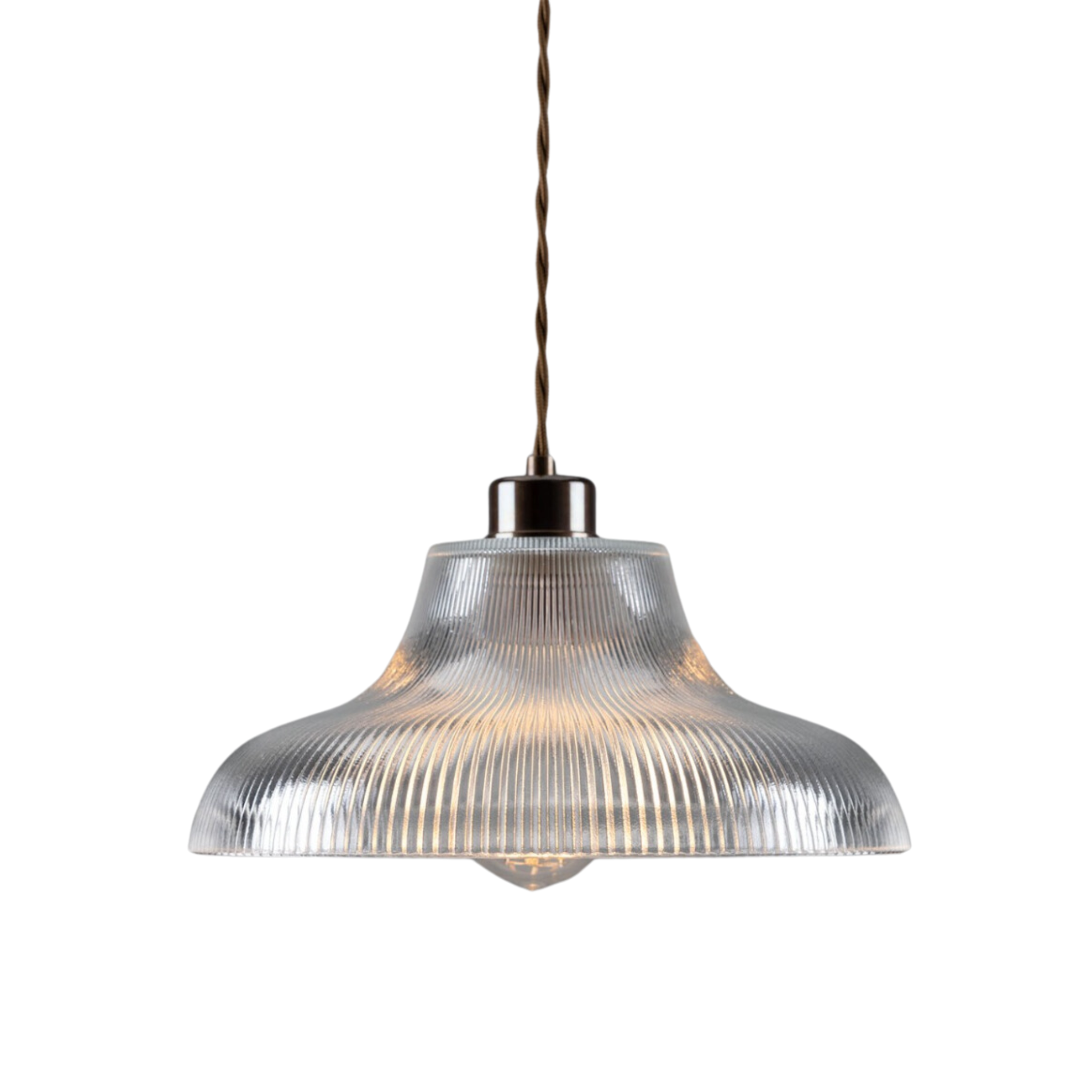 Abram Glass Pendant Light - Pure Salt