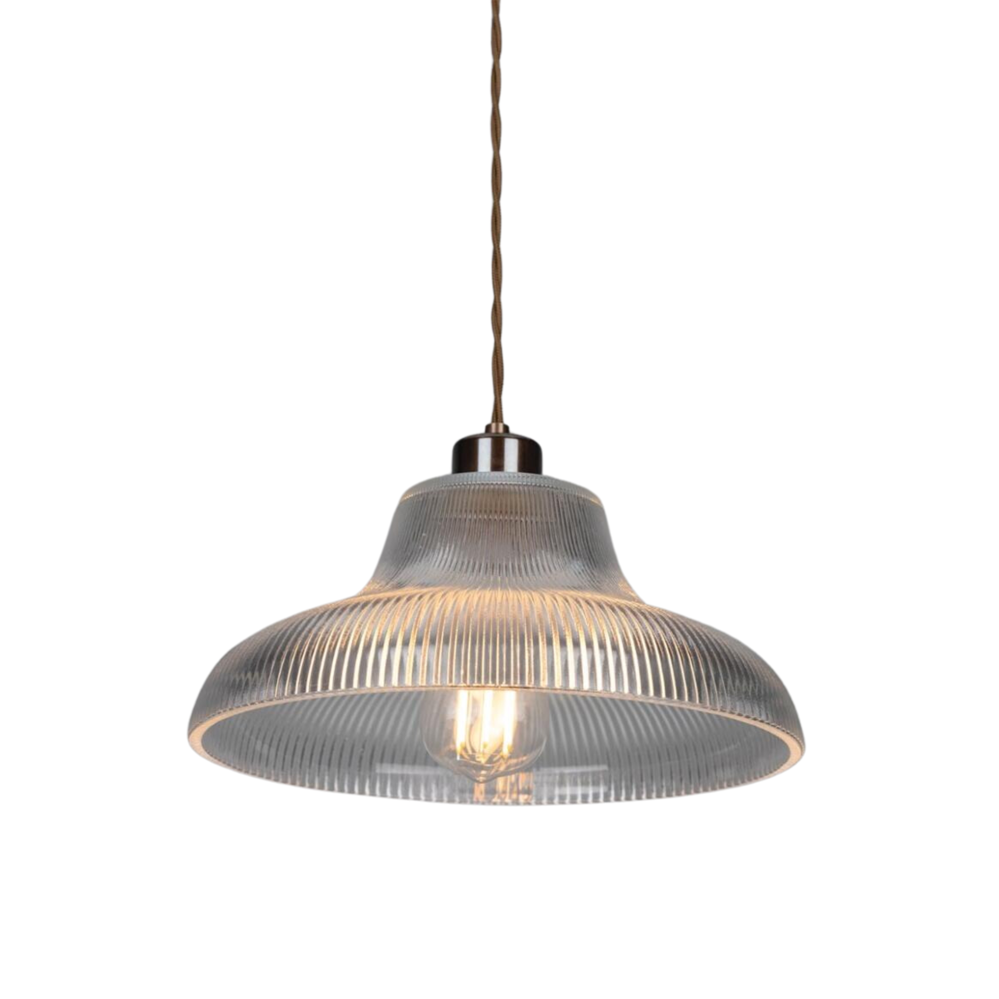 Abram Glass Pendant Light - Pure Salt