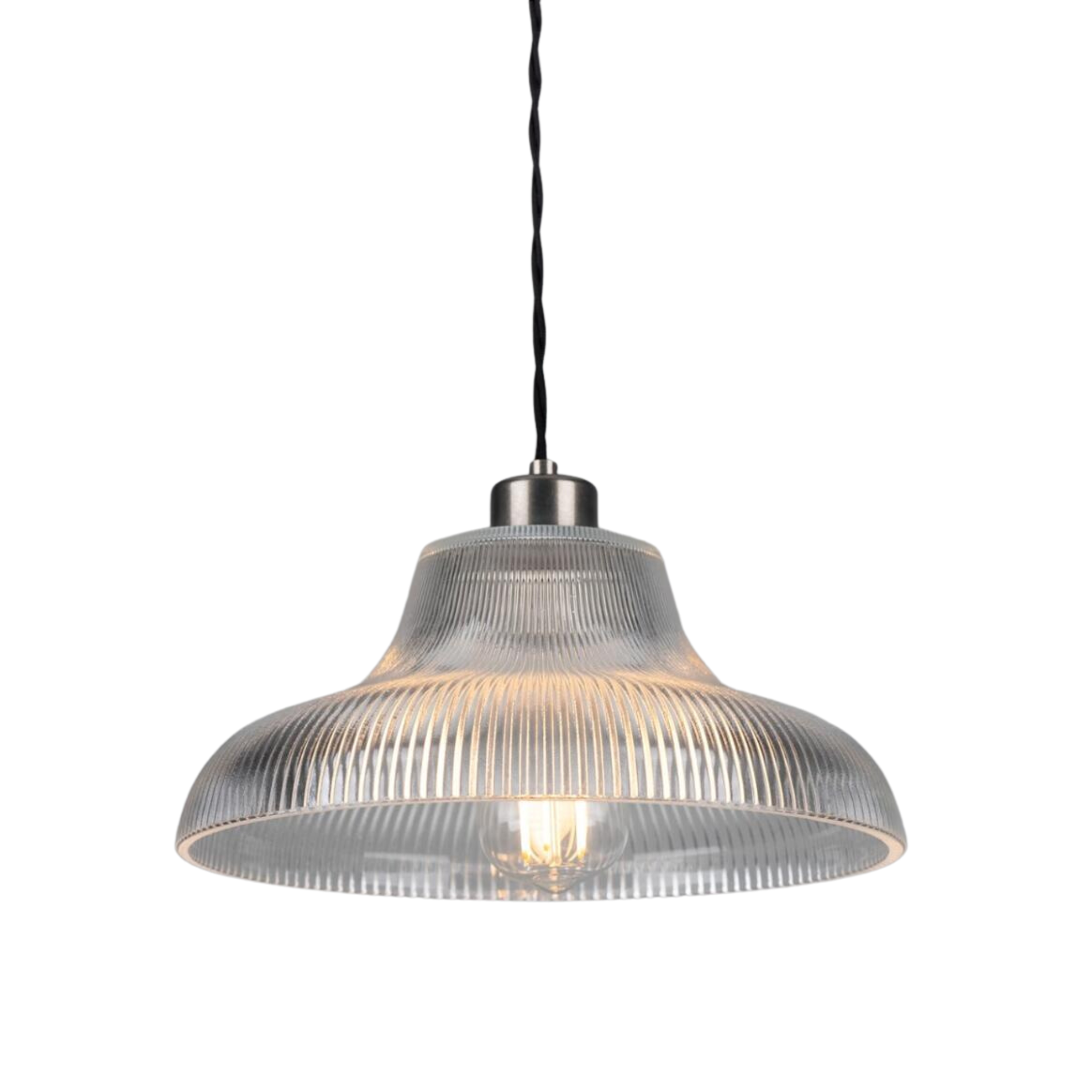 Abram Glass Pendant Light - Pure Salt