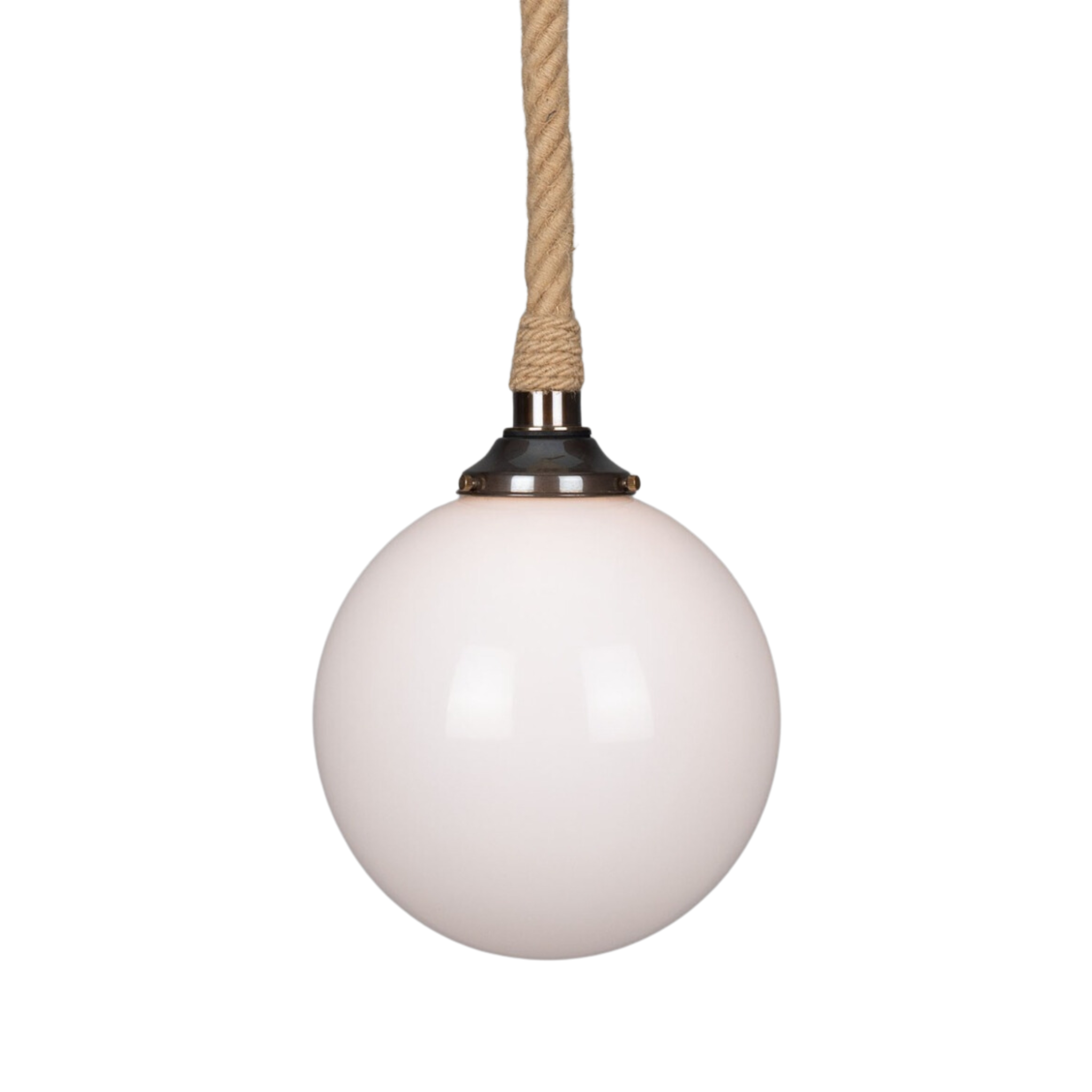 Ayon Jute Rope Pendant Light - Pure Salt