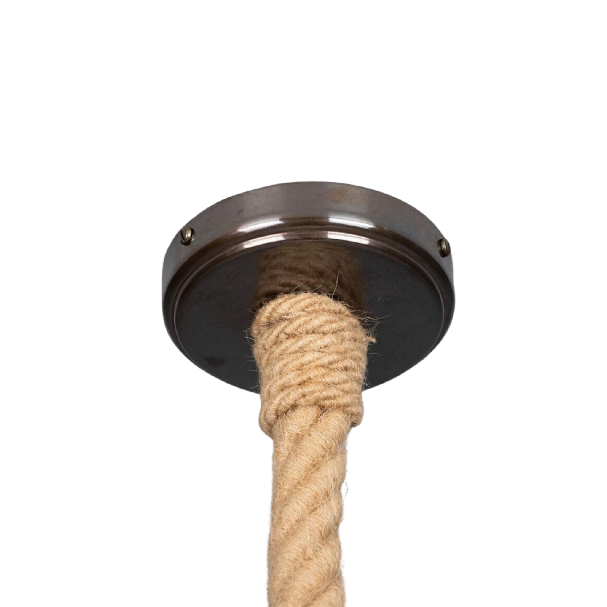 Ayon Jute Rope Pendant Light - Pure Salt