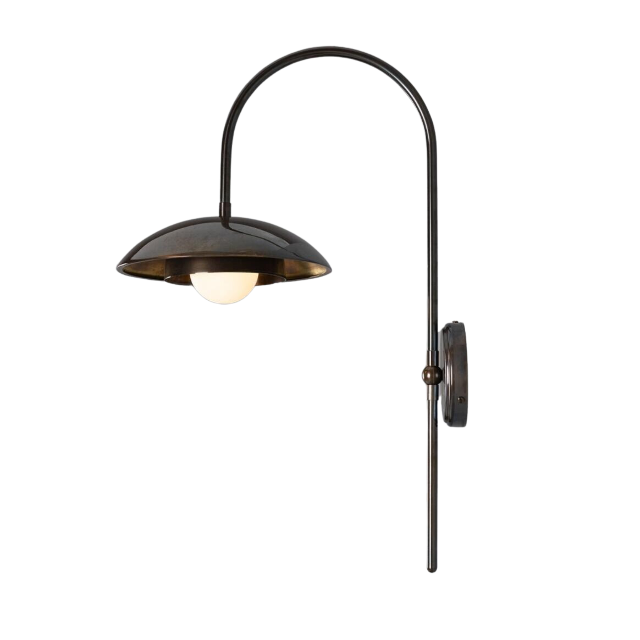 Yates Arc Wall Sconce - Pure Salt