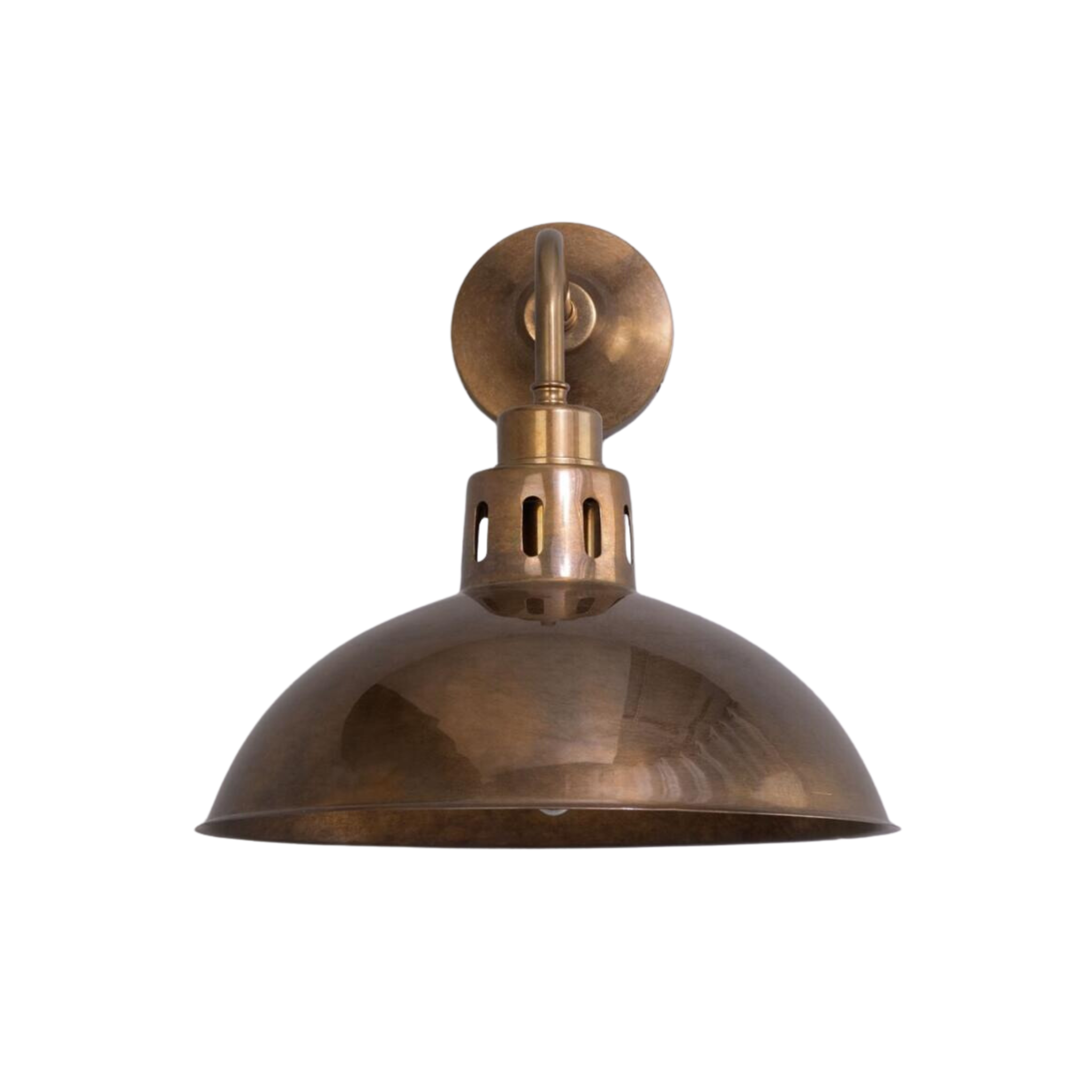 Selling Industrial Brass Wall Sconce - Pure Salt