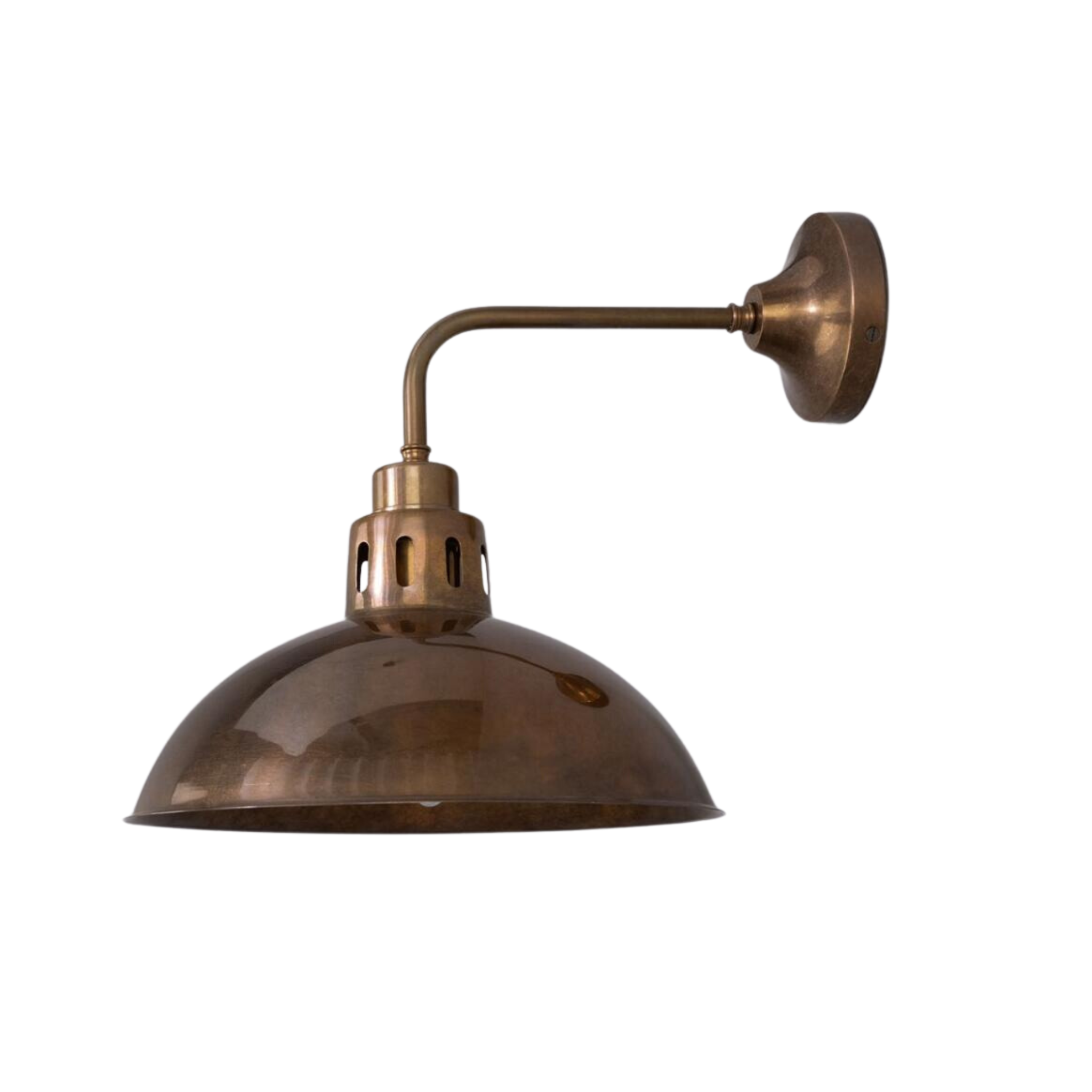 Selling Industrial Brass Wall Sconce - Pure Salt
