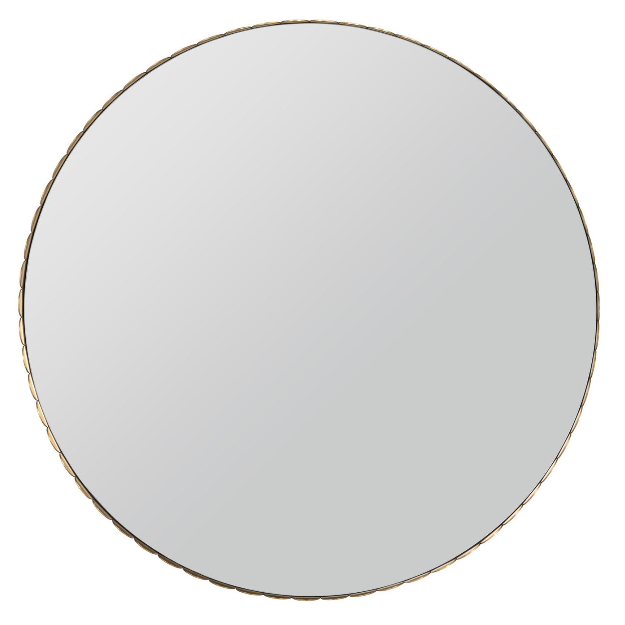 Zia Round Gold Wall Mirror - Pure Salt