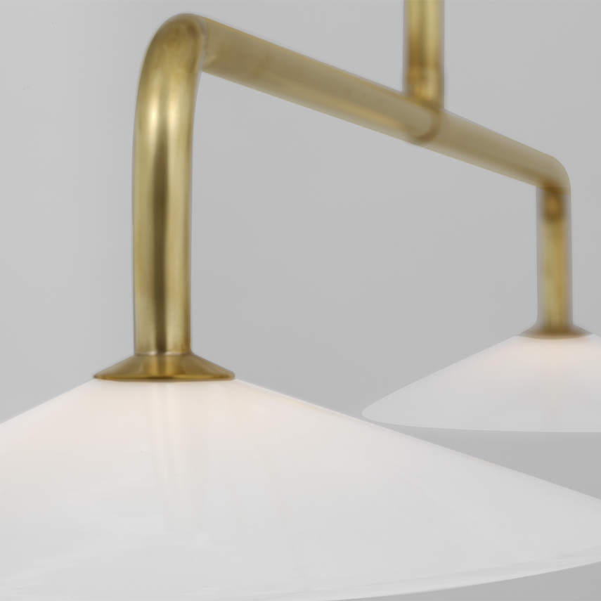 Solene Linear Pendant - Pure Salt