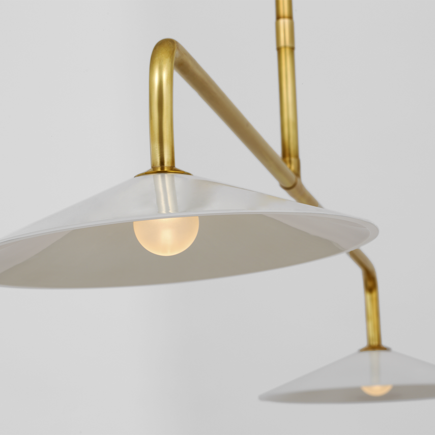 Solene Linear Pendant - Pure Salt