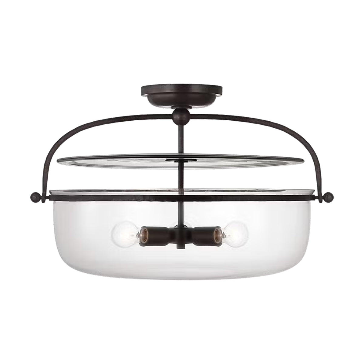 Valmere Semi-Flush Lantern - Pure Salt Shoppe