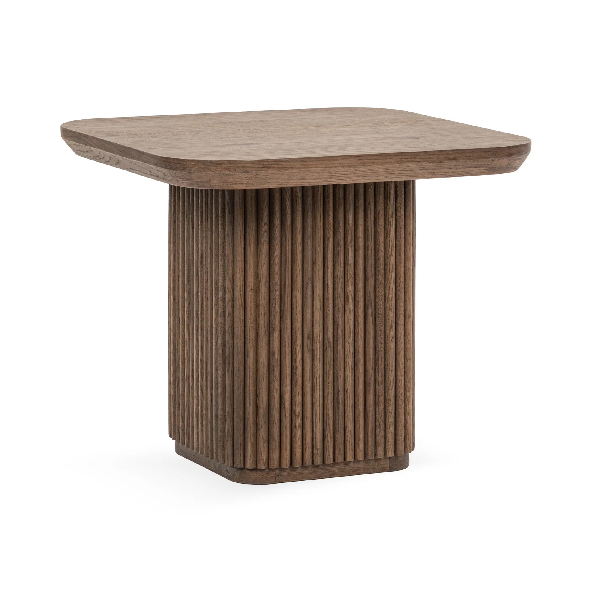 Vanden Square End Table-Brown