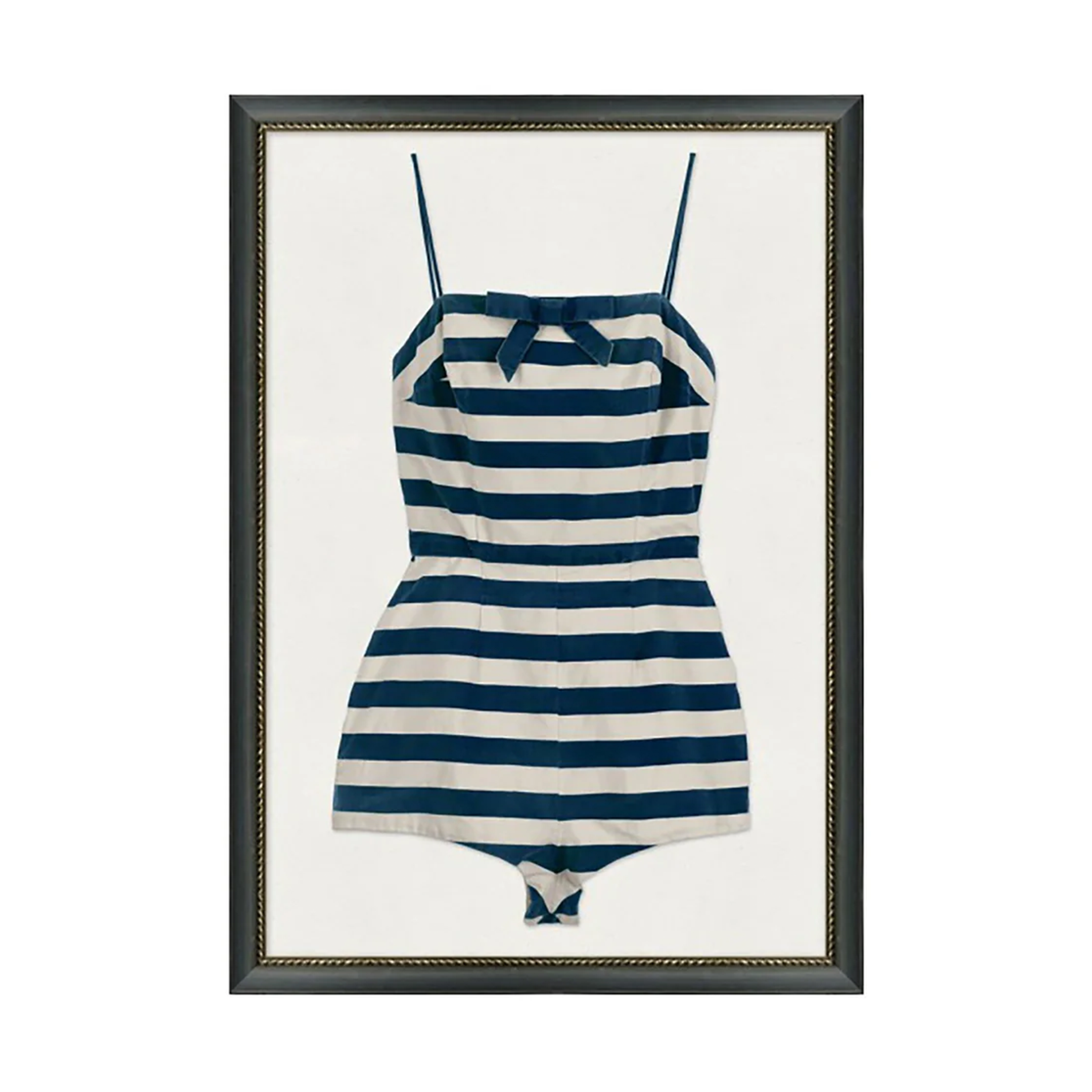 Vintage Striped Bathing Suit