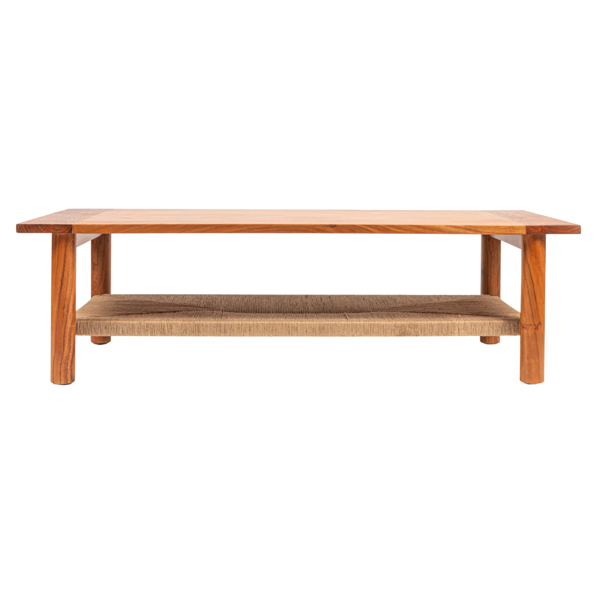 Winsow Jute Coffee Table - Pure salt