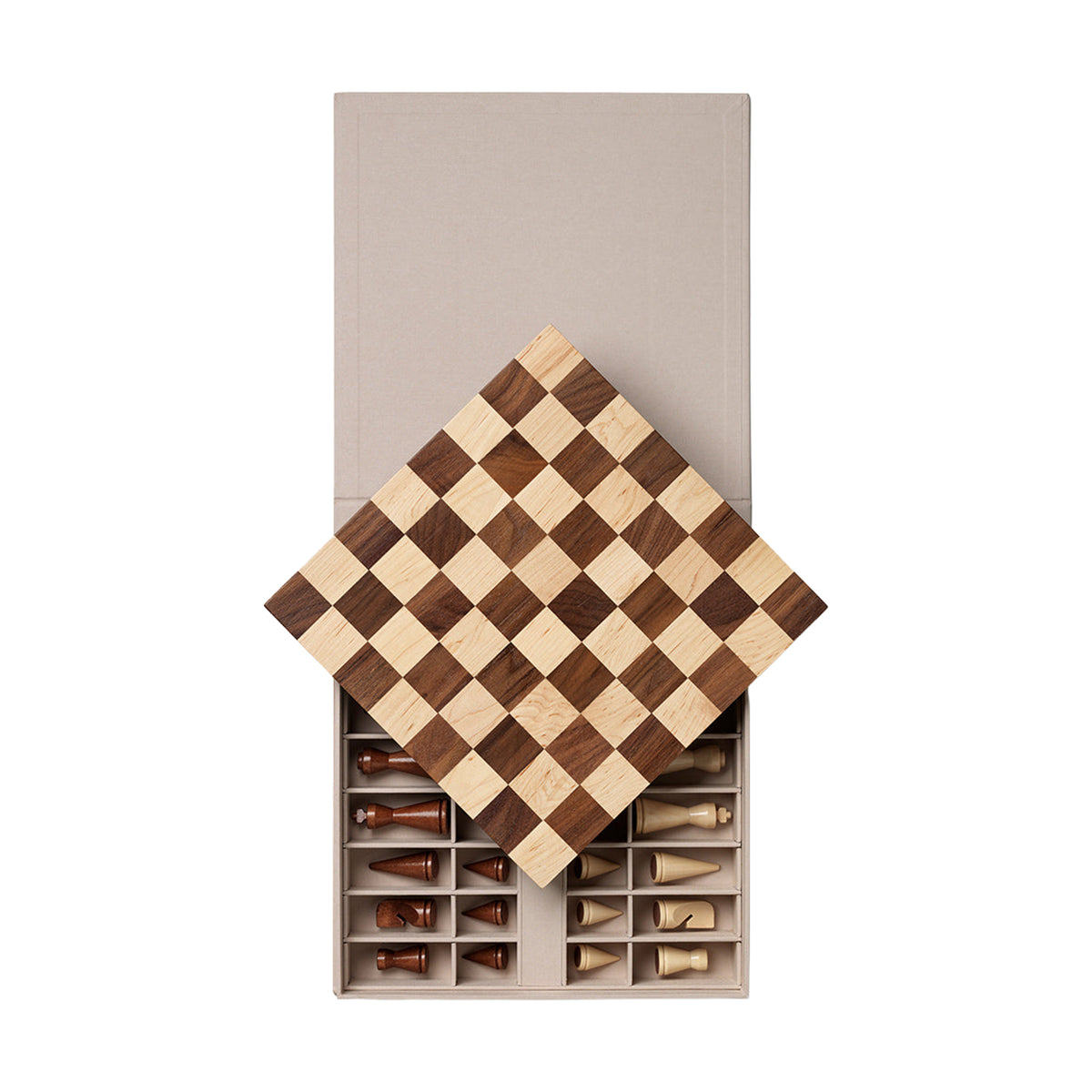 Wood Chess, Minimalist - Pure Salt Shoppe