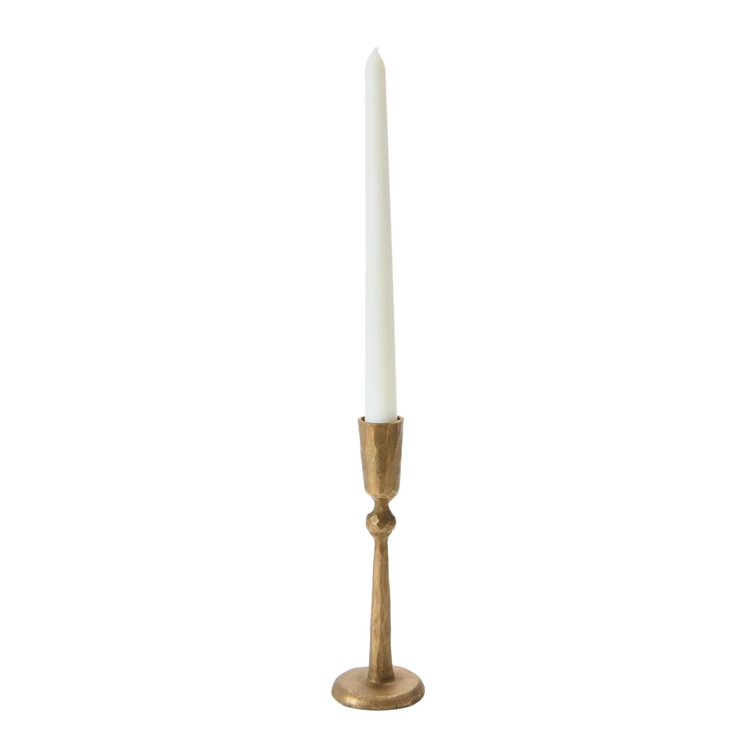Rou Hand Foraged Metal Taper Candle Holder - Pure Salt Shoppe
