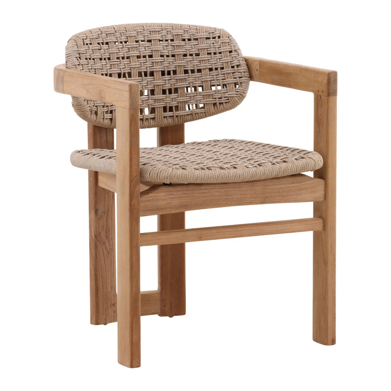 Renna Outdoor Dining Chair - Pure Salt